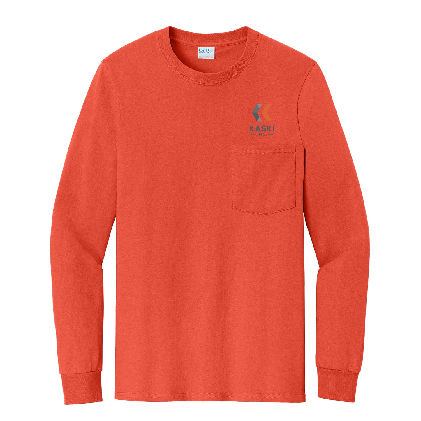 Kaski Tall Long Sleeve Essential Pocket Tee