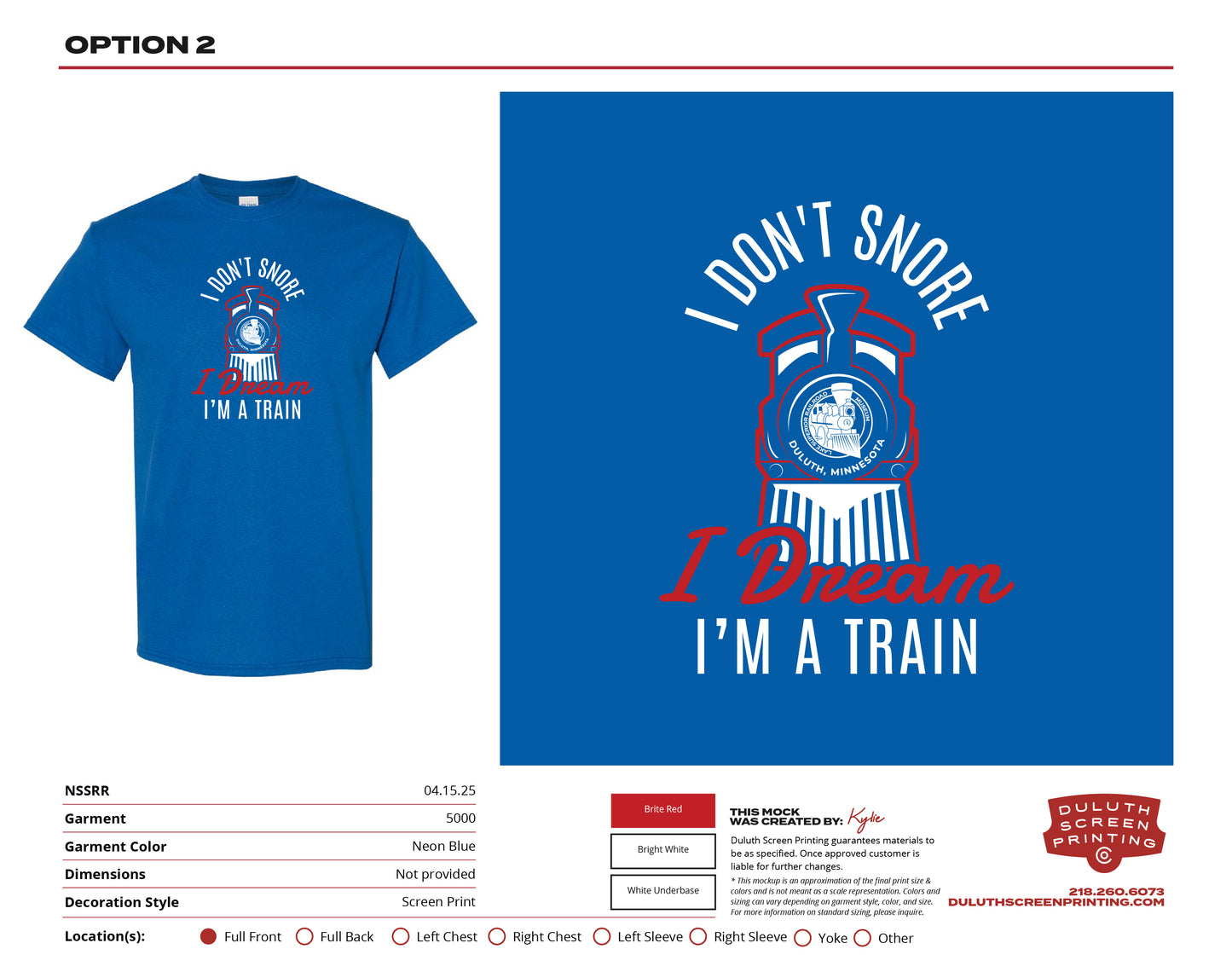 NSSRR I Don't Snore Heavy Cotton Tee
