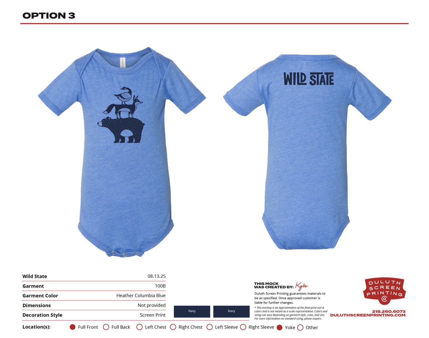 Wild State Infant Jersey One Piece