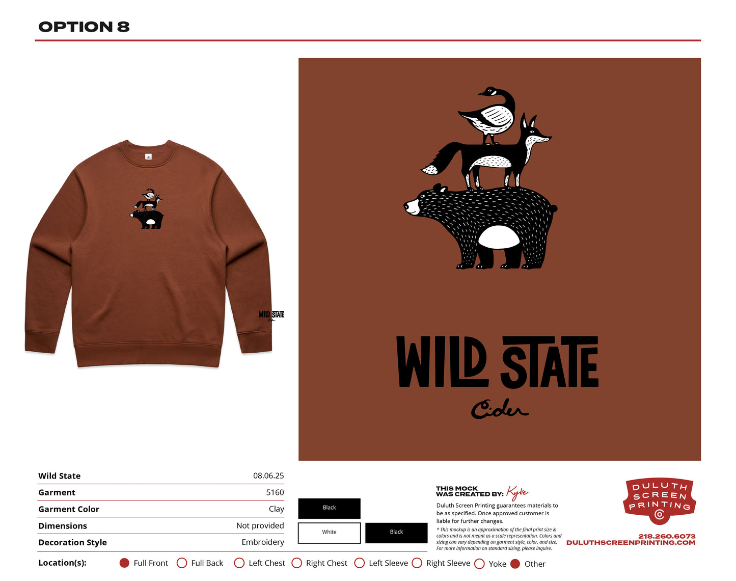 Wild State Unisex Relax Crew 5160