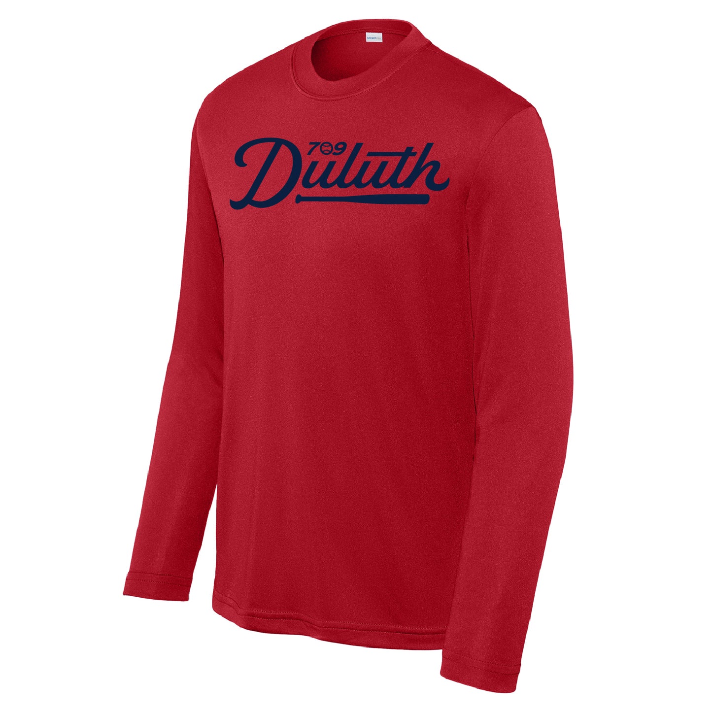 709 Script Youth Long Sleeve Athletic Tee