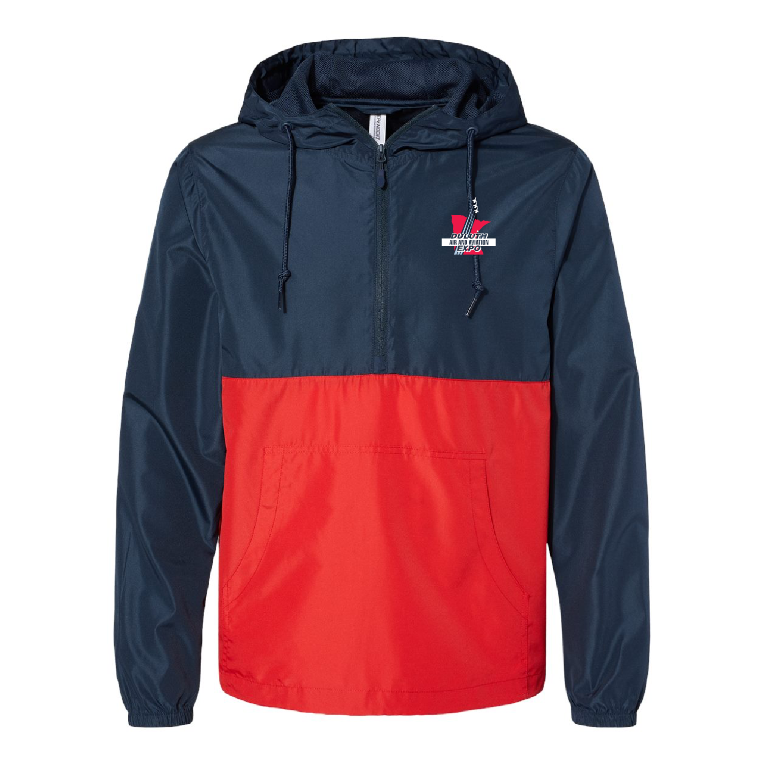 Duluth Airshow Unisex Lightweight Quarter-Zip Windbreaker Pullover