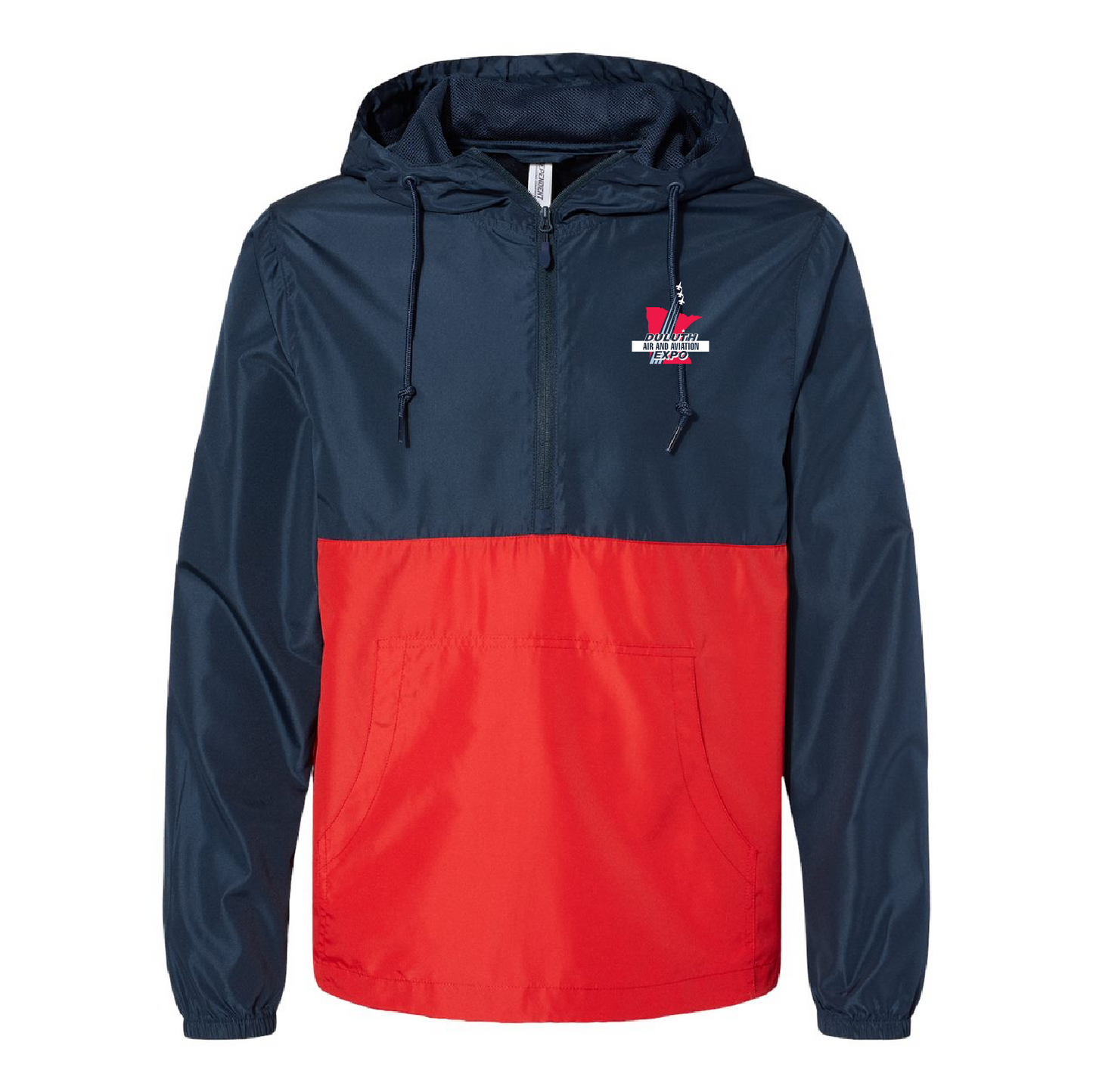 Duluth Airshow Unisex Lightweight Quarter-Zip Windbreaker Pullover Jacket