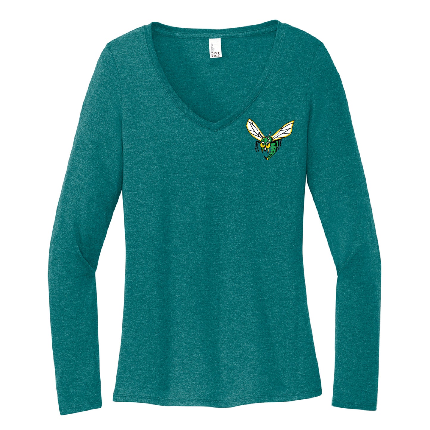 VVMS VALLEY VIEW HORNET Women’s Perfect Tri® Long Sleeve V-Neck Tee