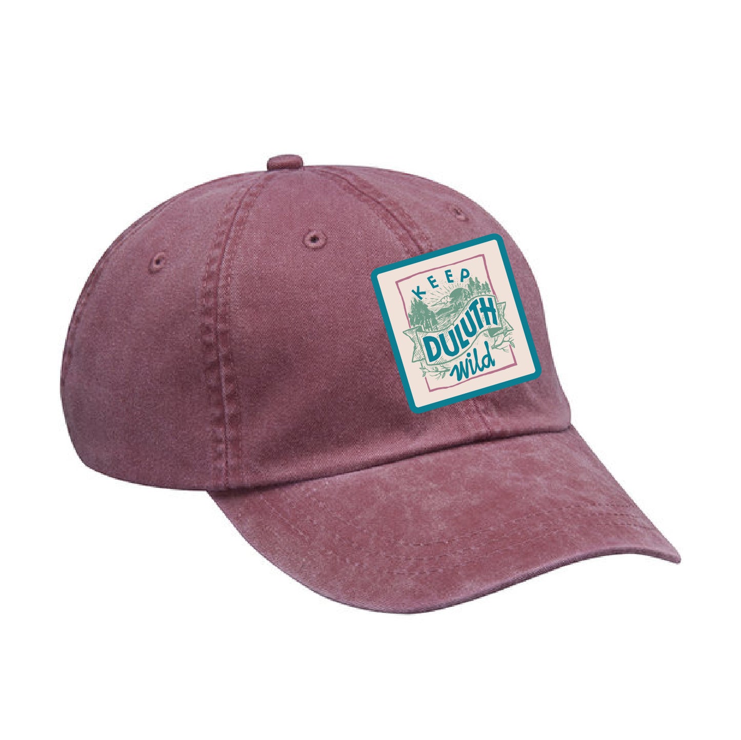 Wild State Keep Duluth Wild Burgundy Dad Cap