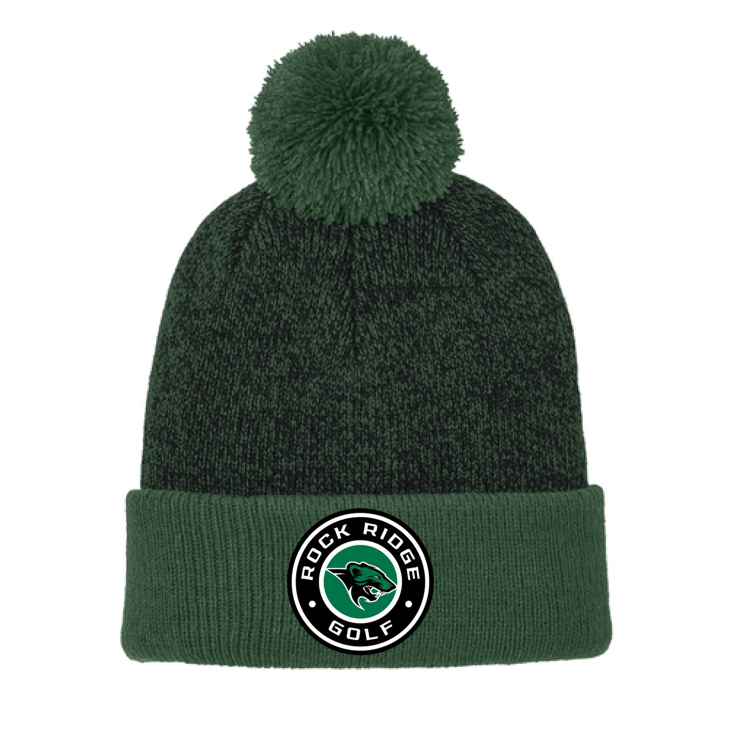 Rock Ridge Golf Halftime Heather Pom Beanie