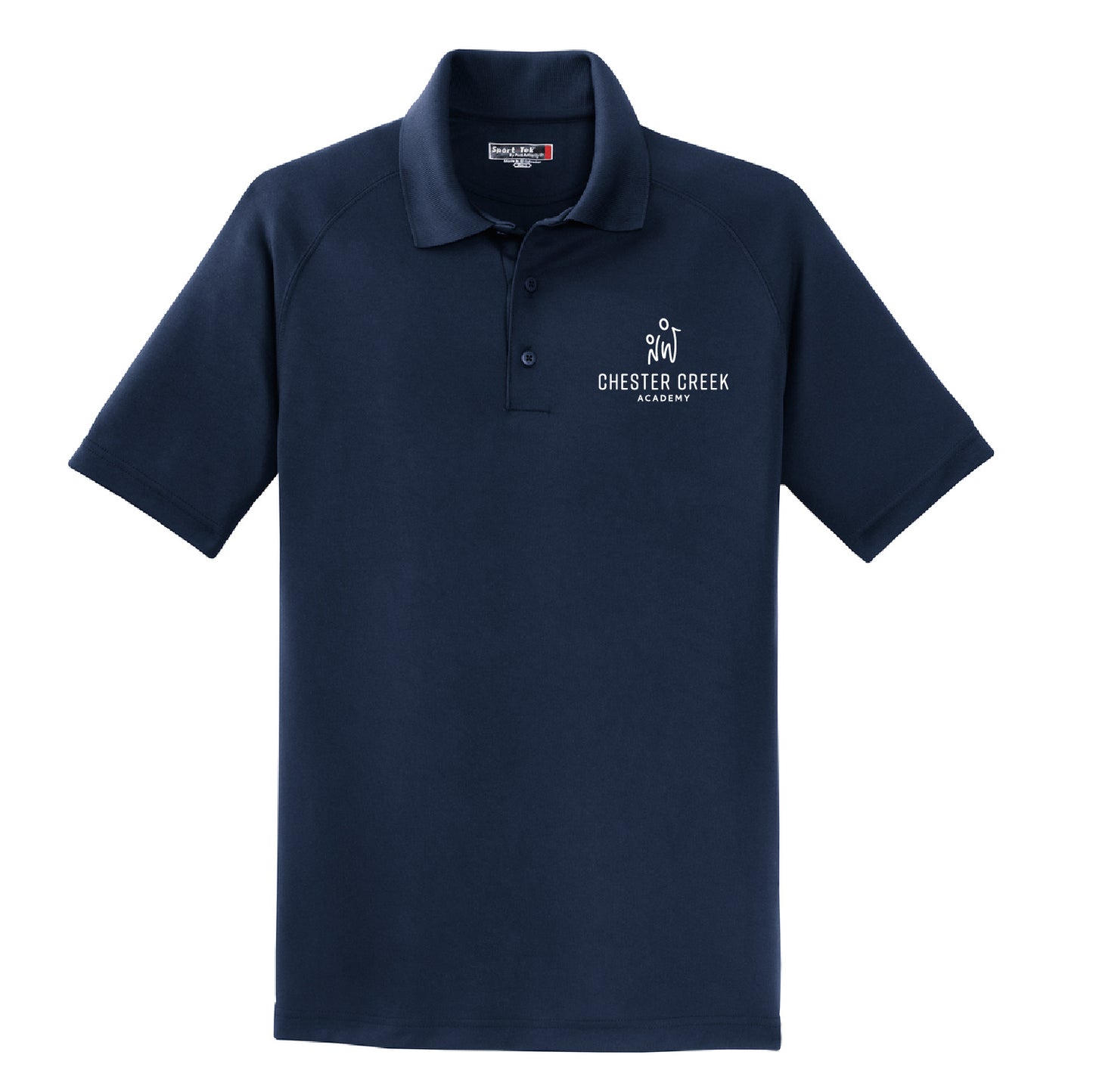 Chester Creek Academy Raglan Polo