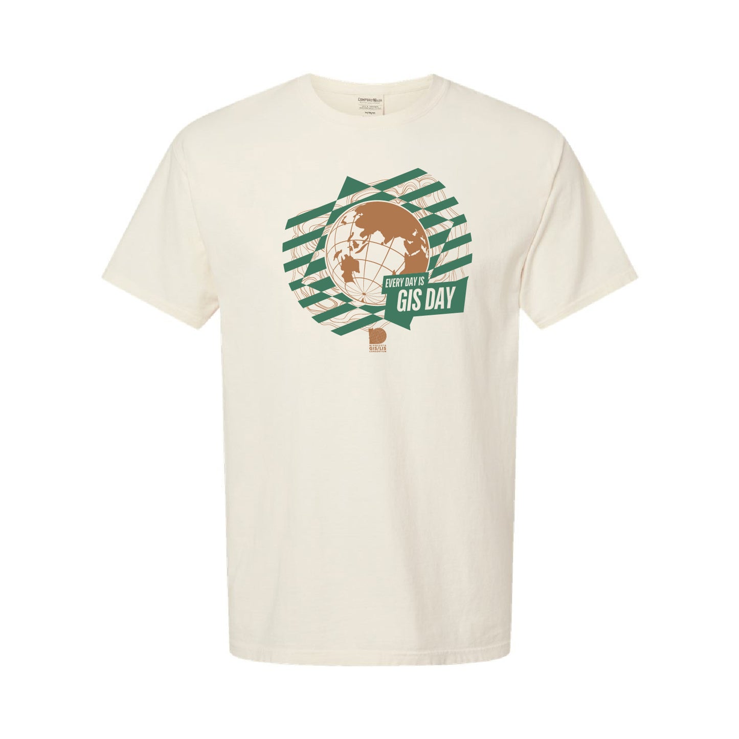 GIS Day 2025 Men's Garment-Dyed T-Shirt (4)