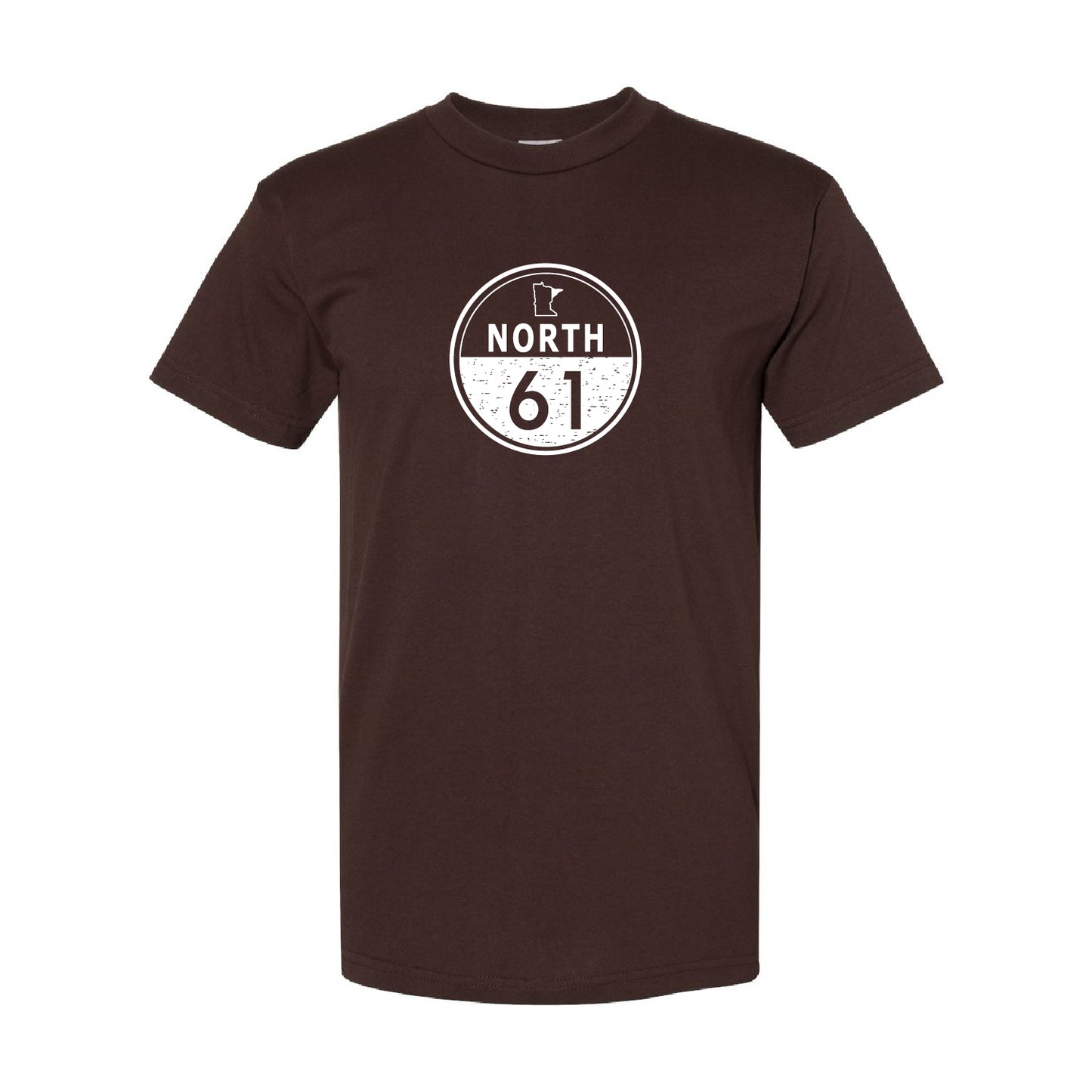North 61 Unisex USA-Made Heavyweight T-Shirt (Circle)