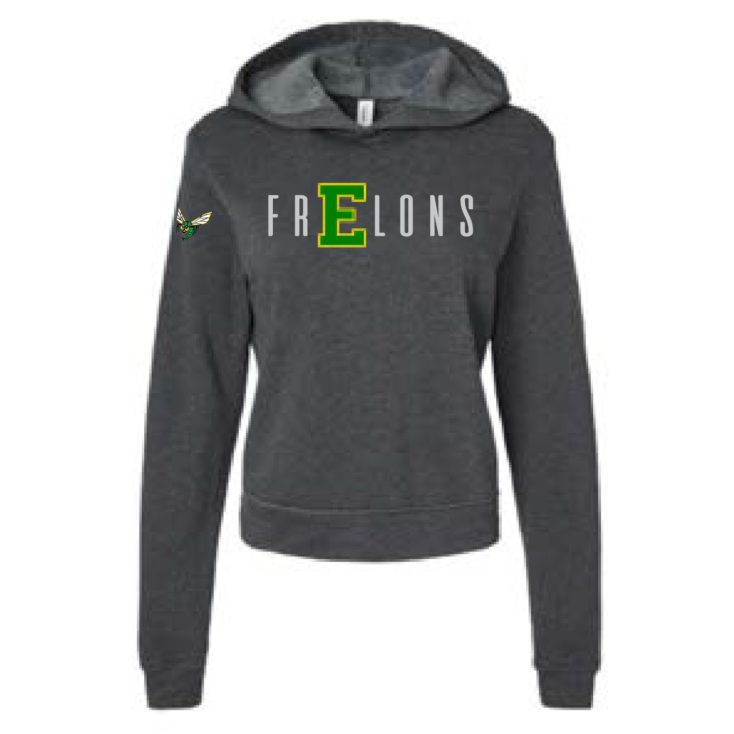 BLOCK E – BELLA+CANVAS® WOMEN'S CLASSIC CROP HOODIE