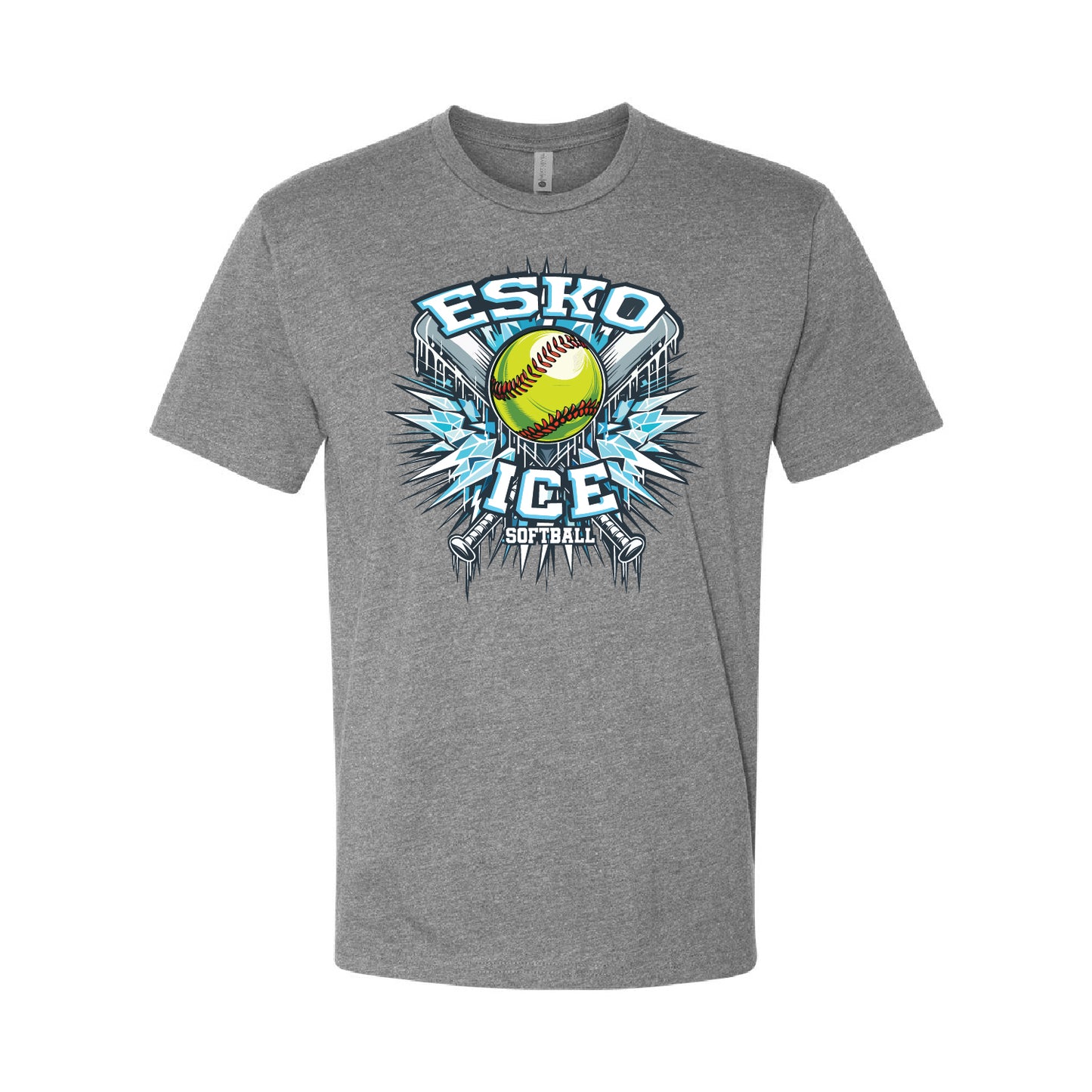 Esko Ice Unisex CVC Short Sleeve Crew