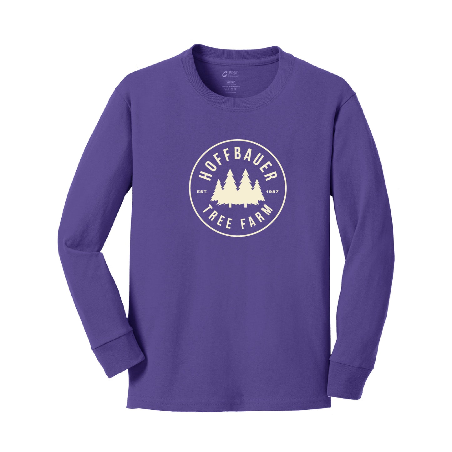 Hoffbauer Youth Long Sleeve Core Cotten Tee