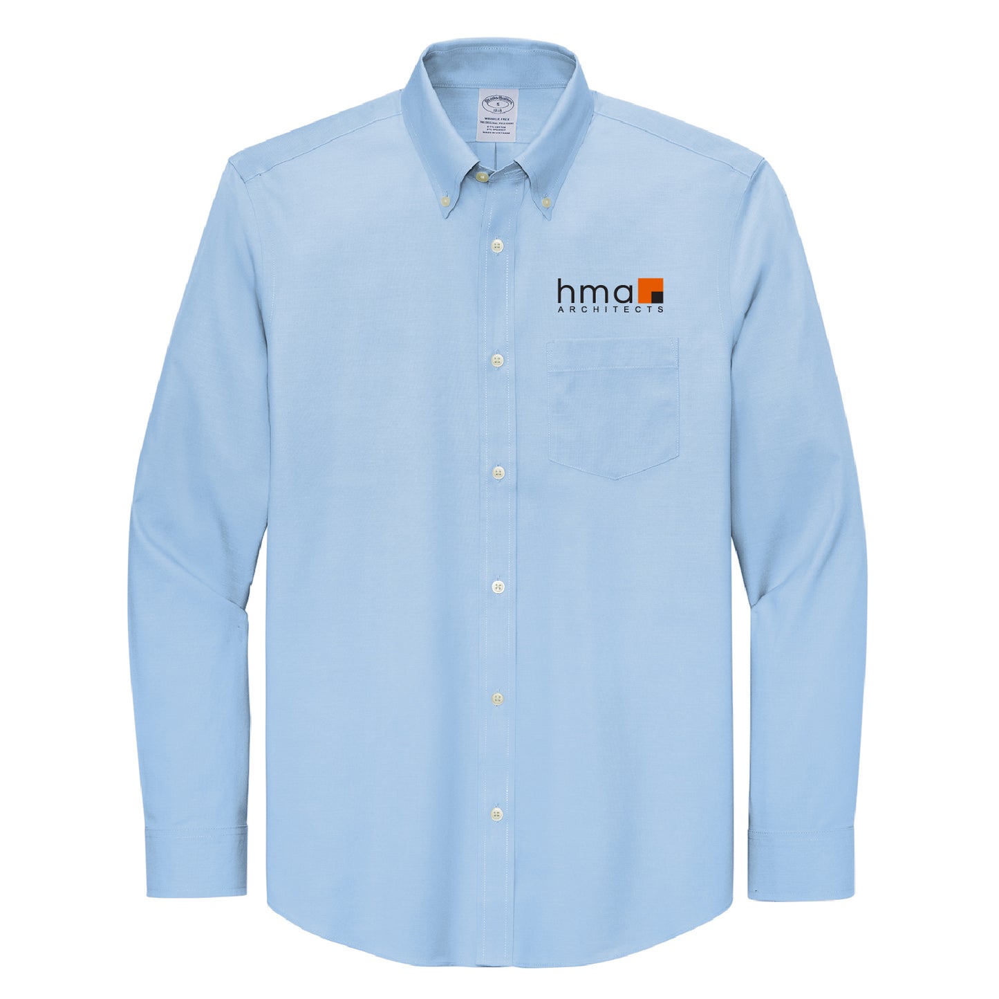 HMA Brooks Brothers Wrinkle Free Stretch Pinpoint Shirt