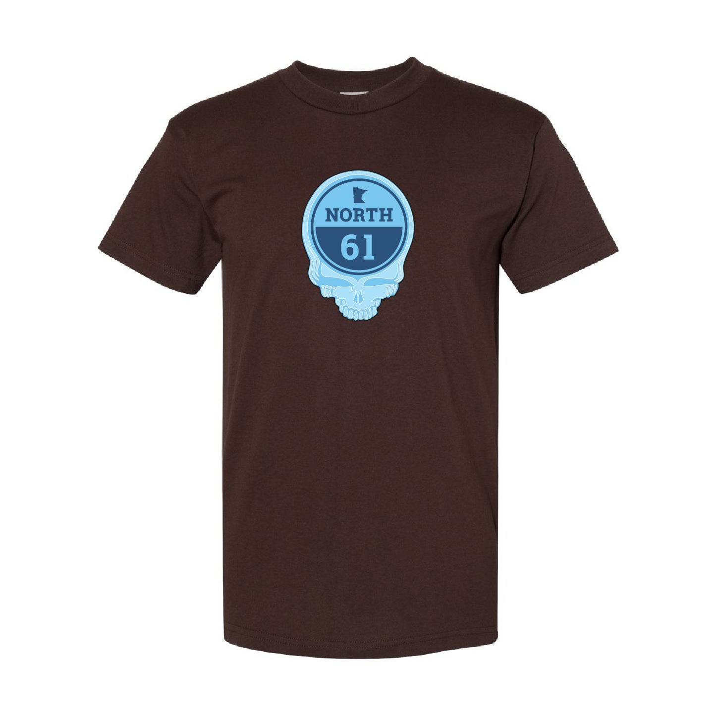 North 61 Unisex USA-Made Heavyweight T-Shirt (Skull)