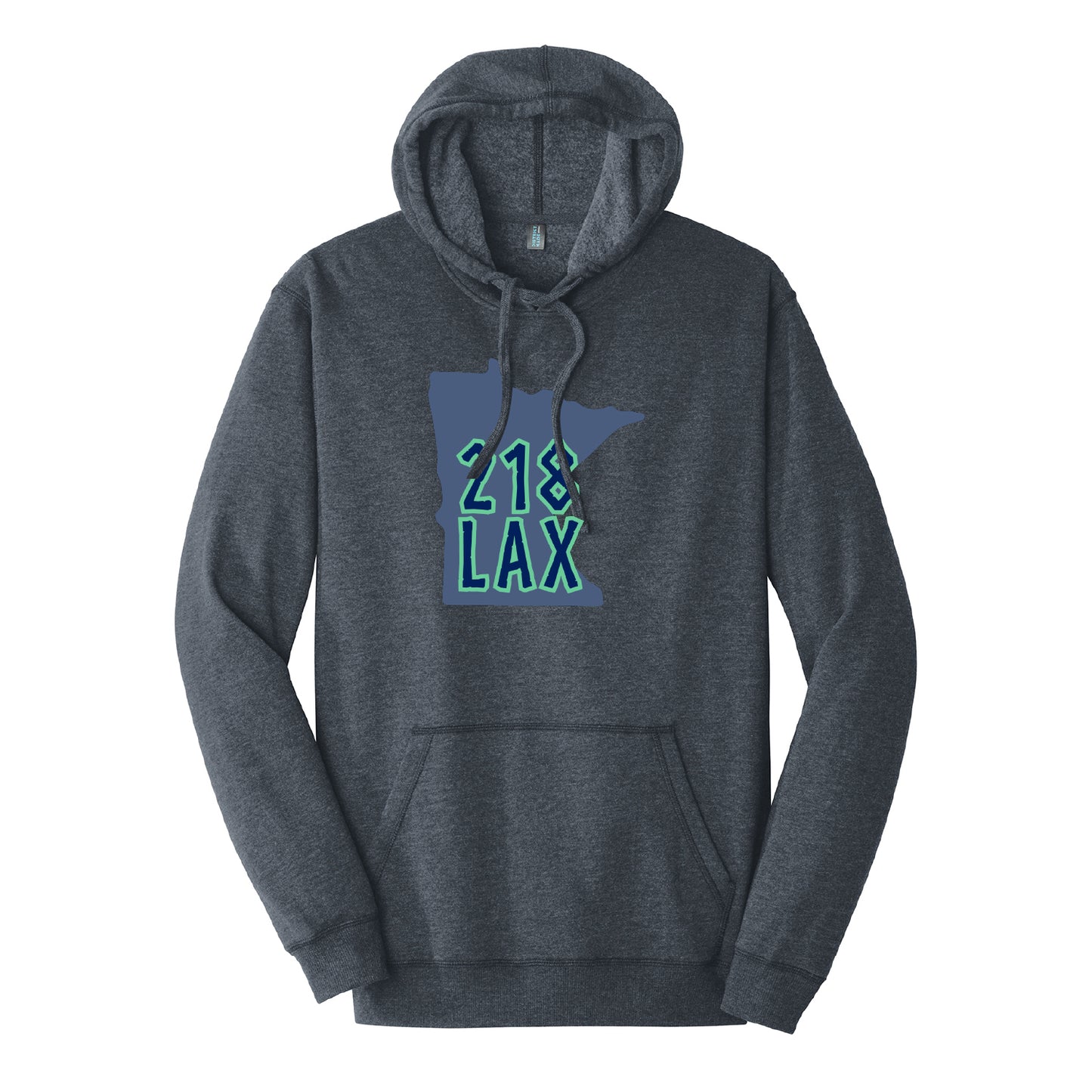 218 Lax Valkyries Lightweight Fleece Hoodie MN Logo