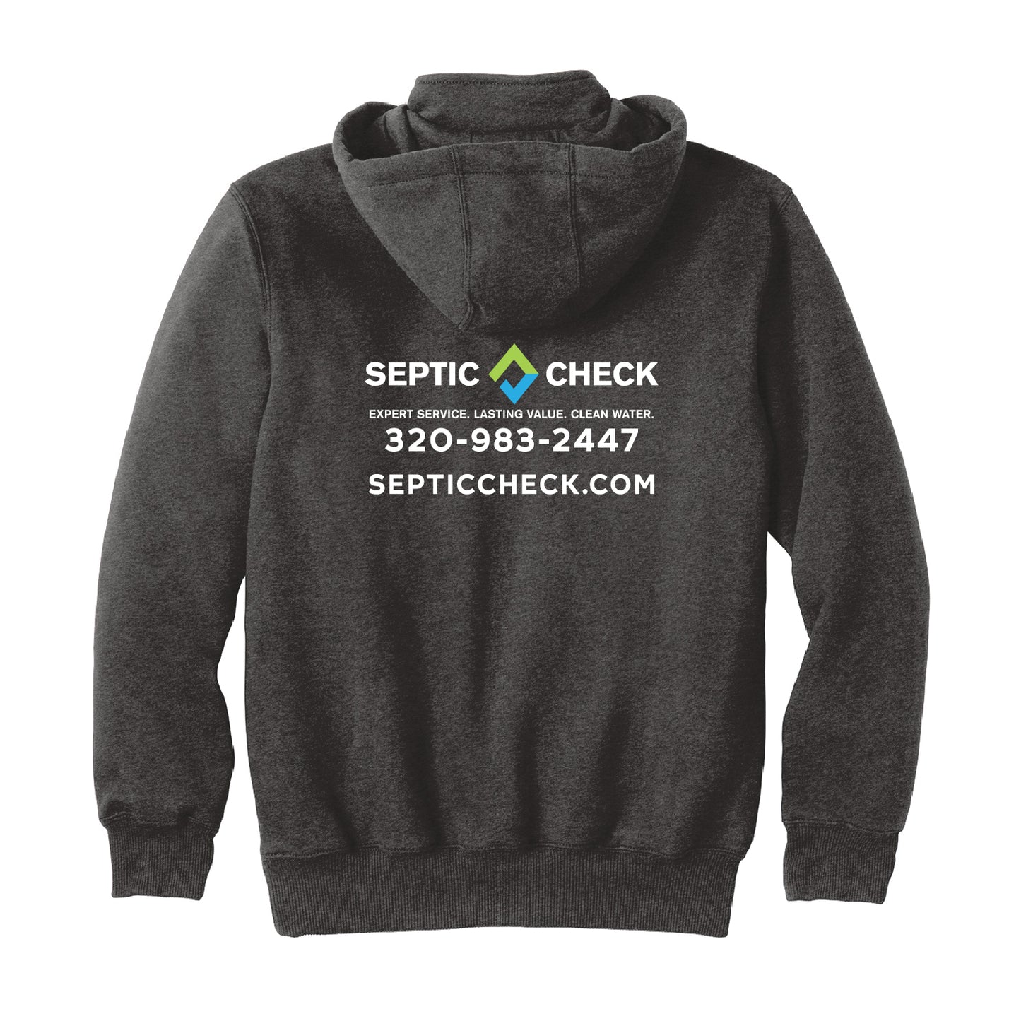 Septic Check Carhartt Heavyweight Hooded Zip Mock Sweatshirt