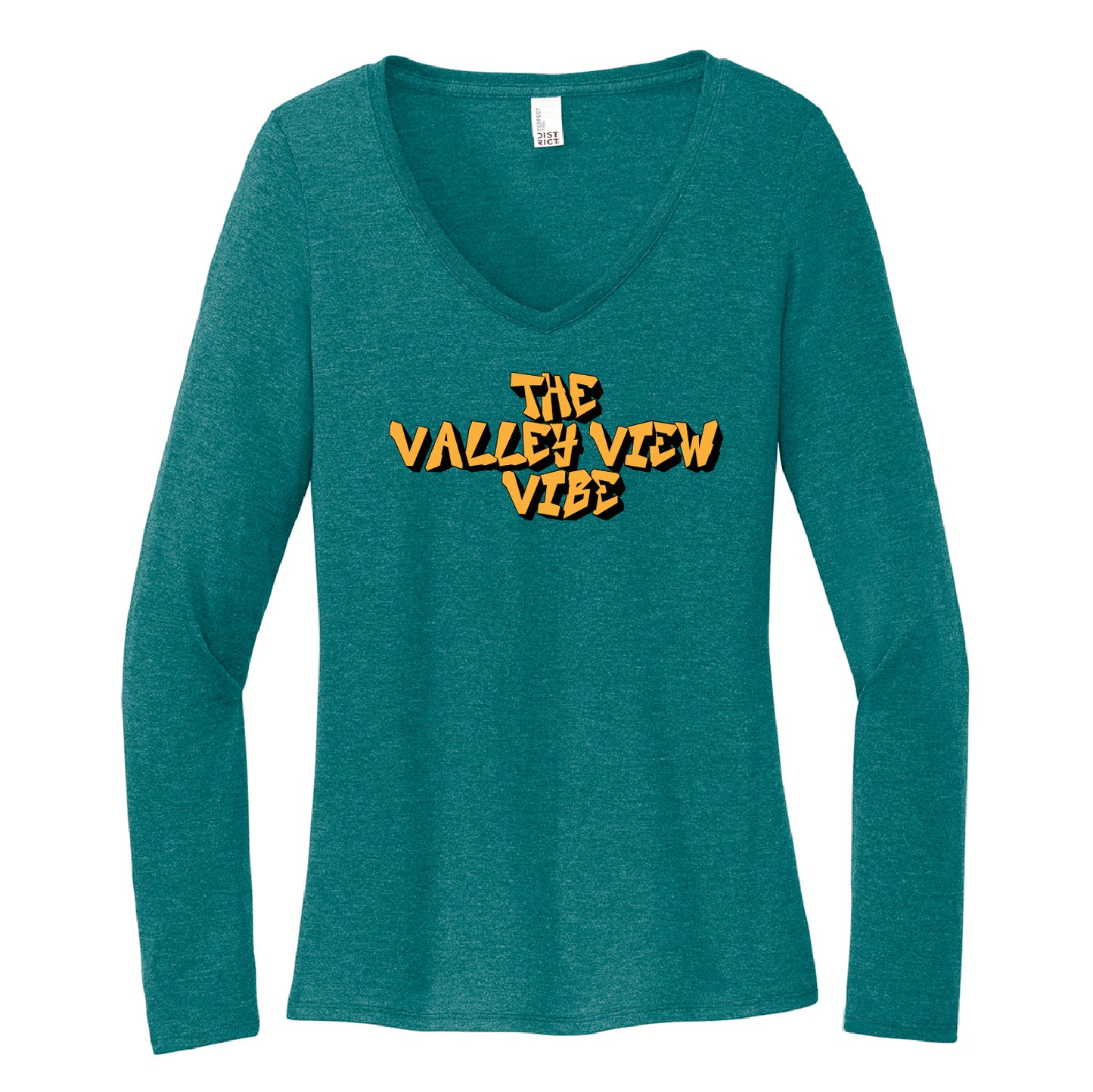 VVMS VALLEY VIEW VIBE Women’s Perfect Tri® Long Sleeve V-Neck Tee