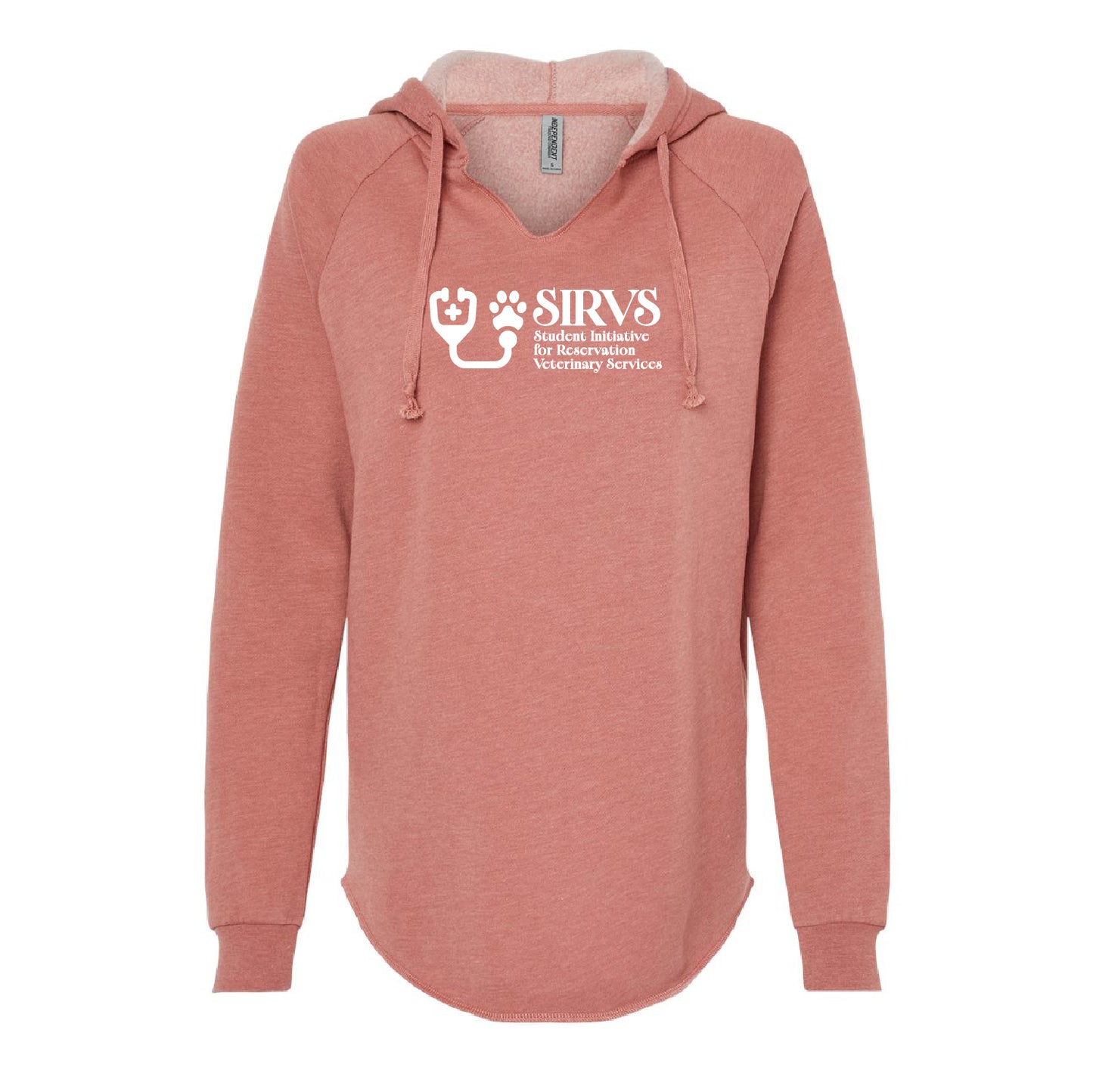 SIRVS Women's Lightweight Hooded Sweatshirt (Stethoscope)