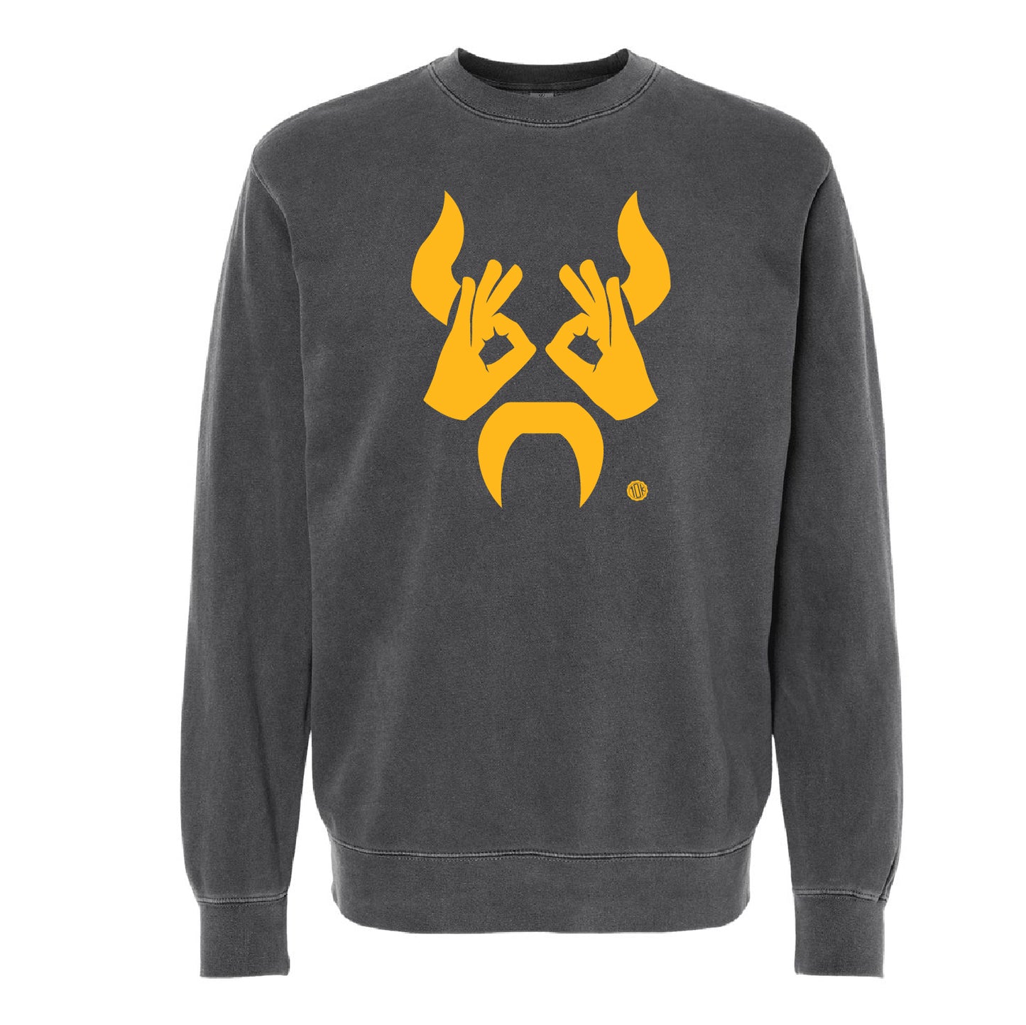 10K Takes Griddy Viking Midweight Pigment-Dyed Crewneck Sweatshirt