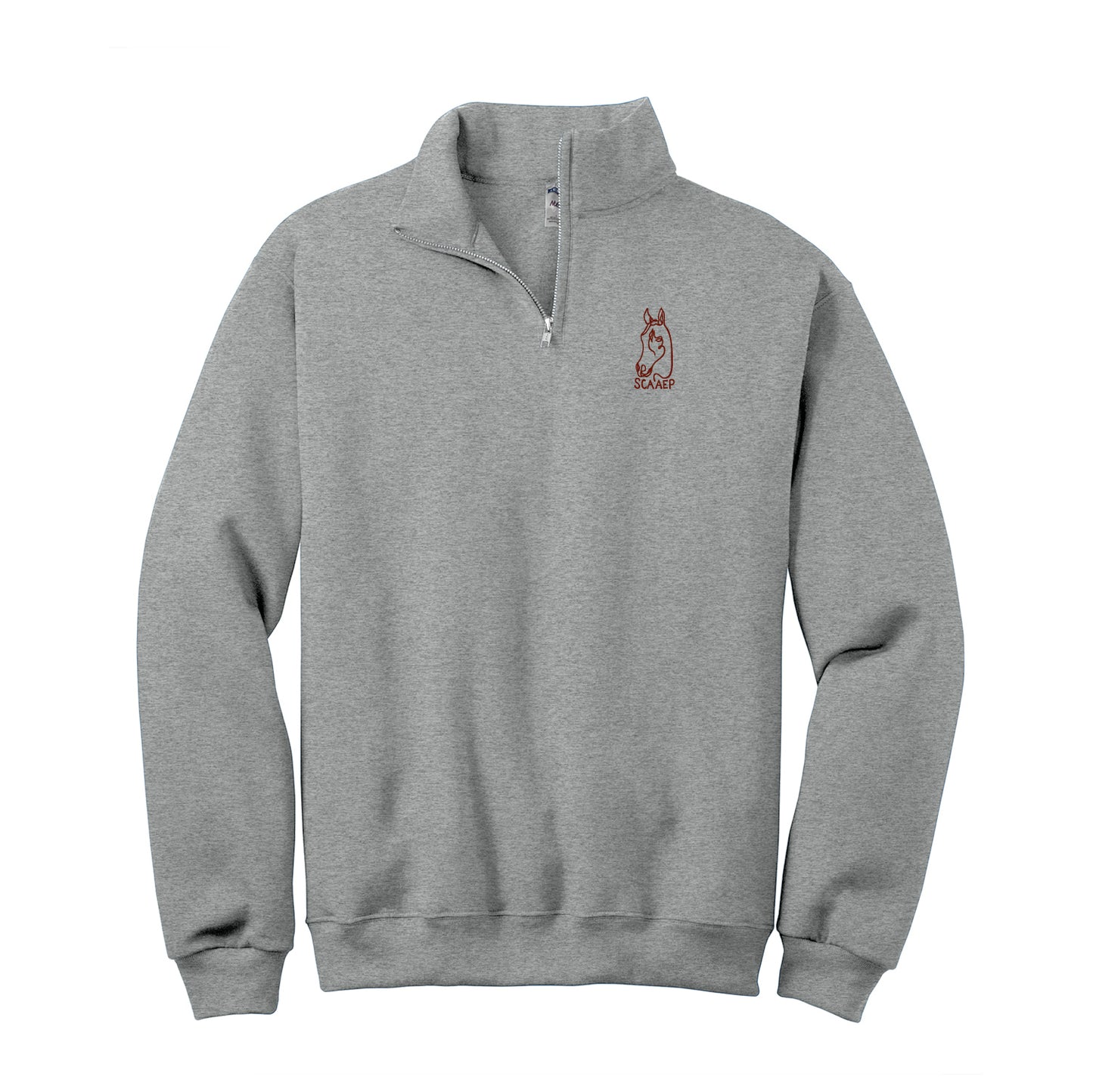 SCAAEP 1/4-Zip Cadet Collar Sweatshirt