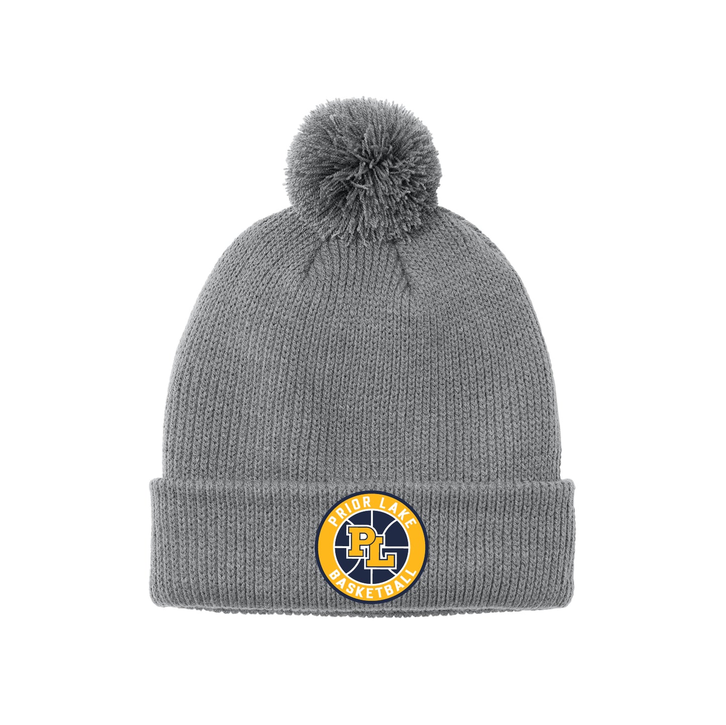 Prior Lake Basketball Cozy Pom Beanie