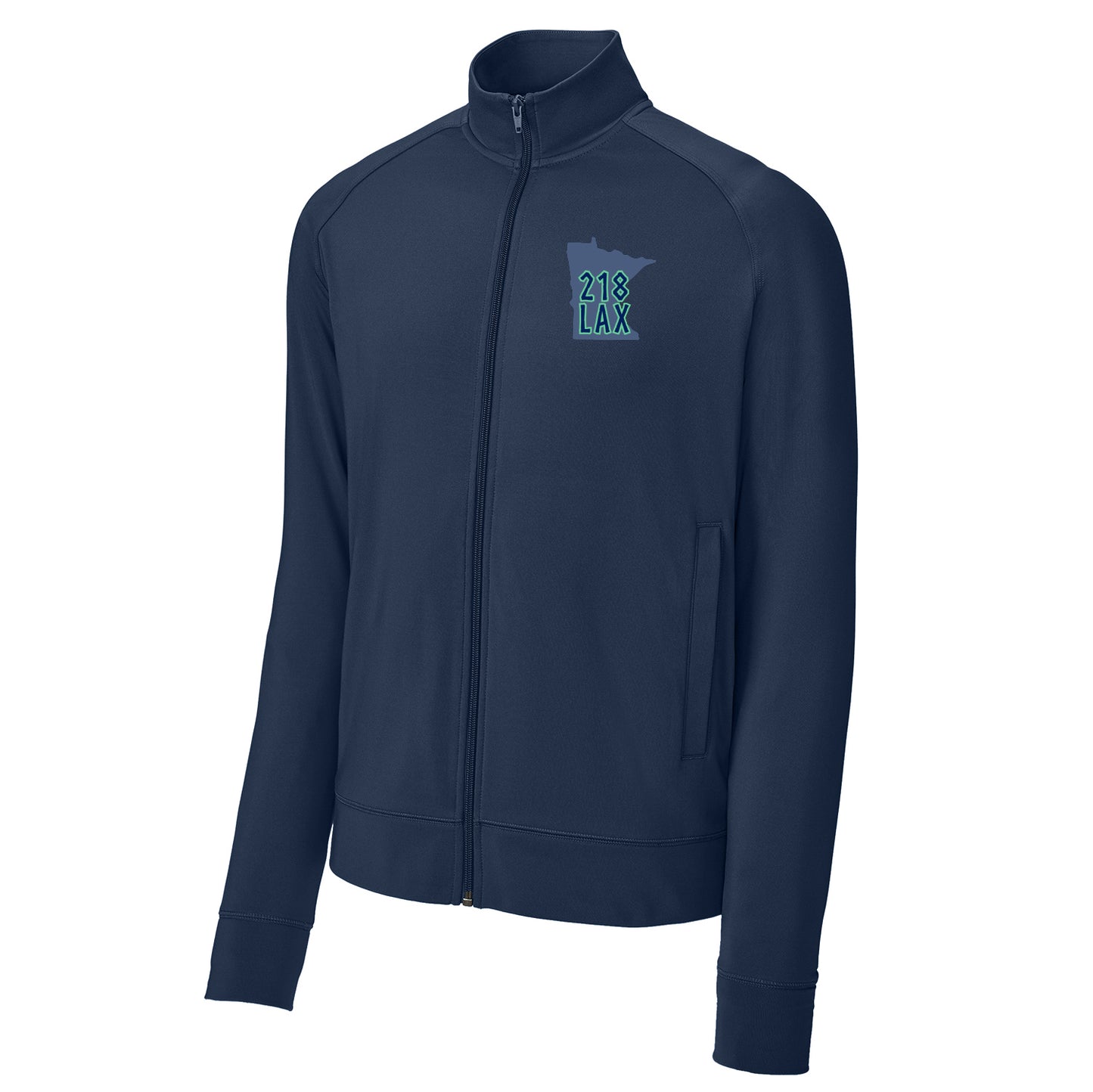 218 Lax Valkyries Sport-Wick® Stretch Full-Zip Cadet Jacket
