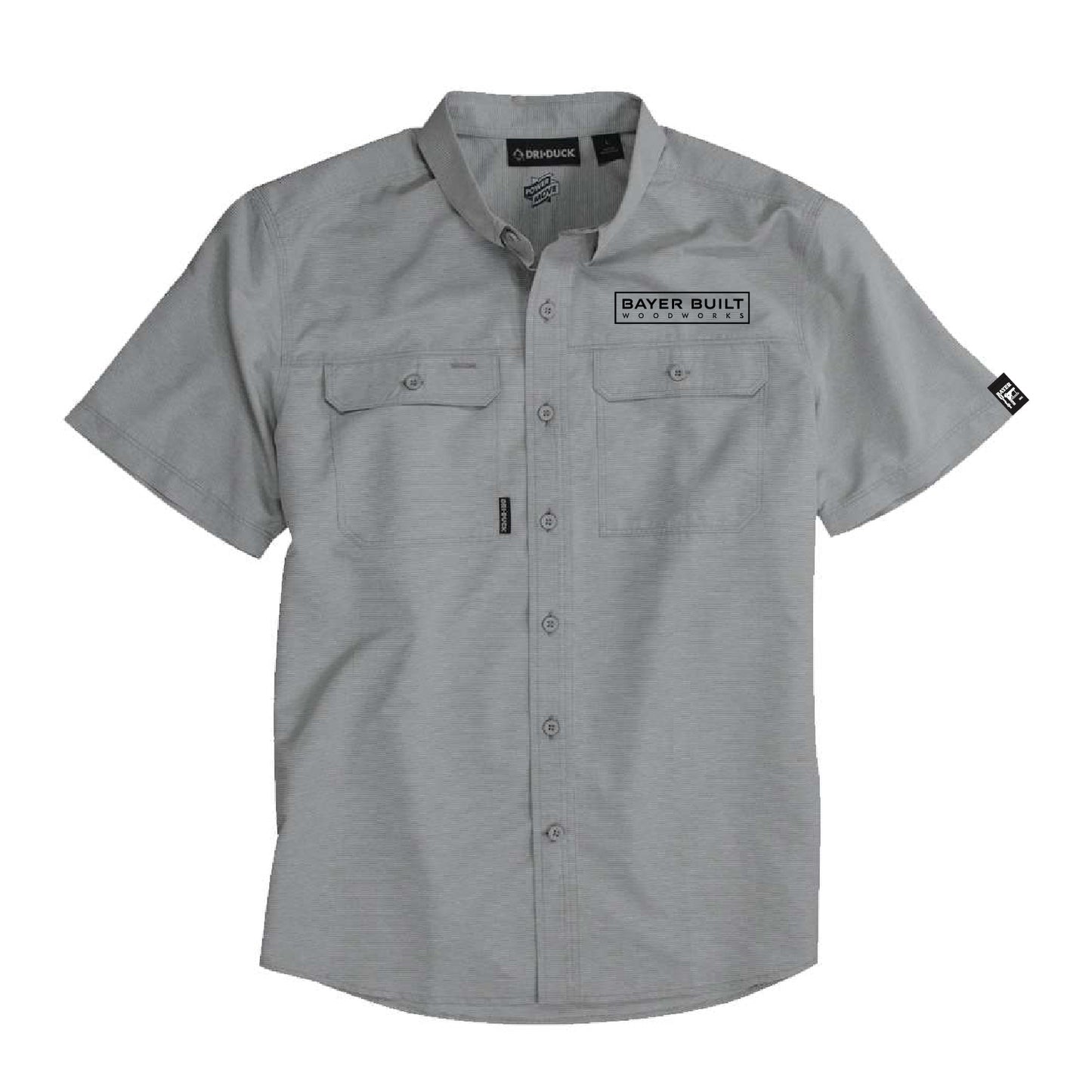 Bayer Built Seasonal Men's Crossroad Woven Short Sleeve Shirt