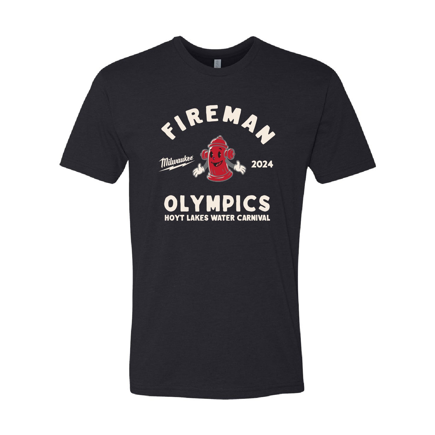 Fireman Olympics Unisex CVC Short Sleeve Crew