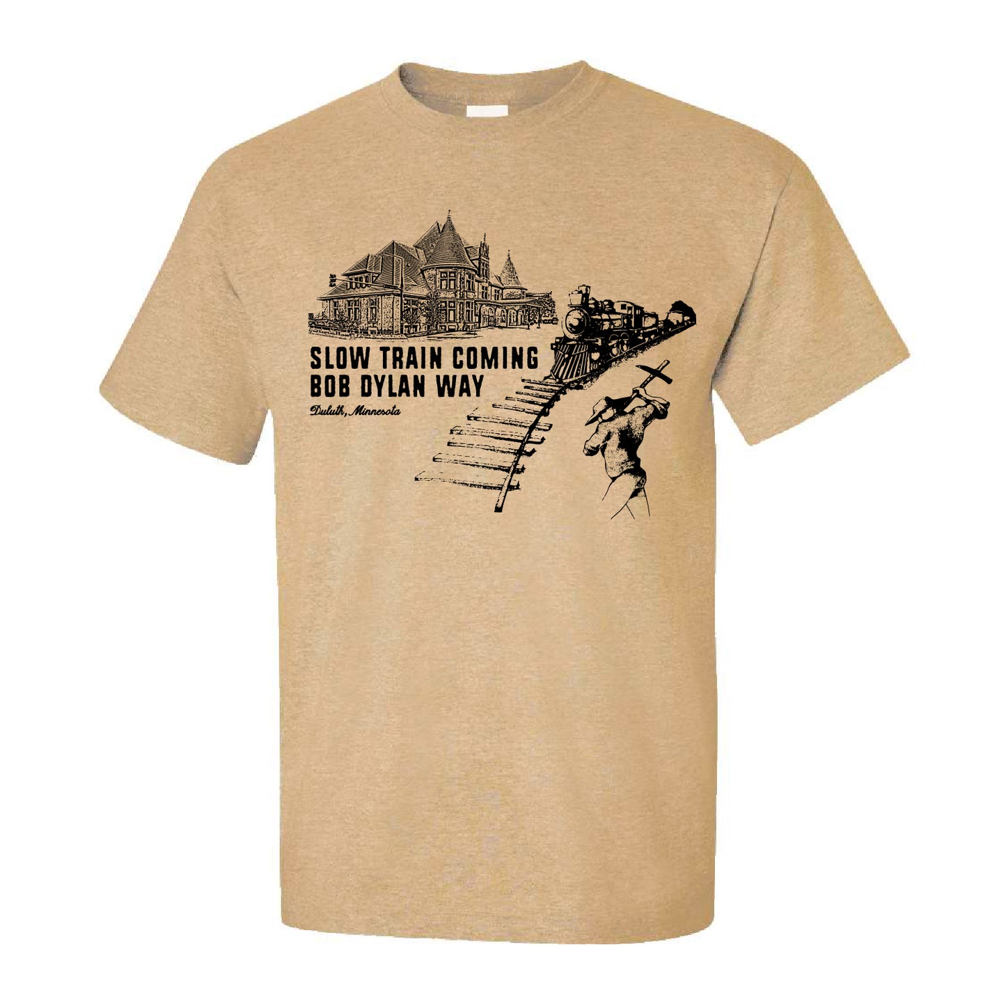NSSRR Bob Dylan Way Sand Heavy Blend Tee
