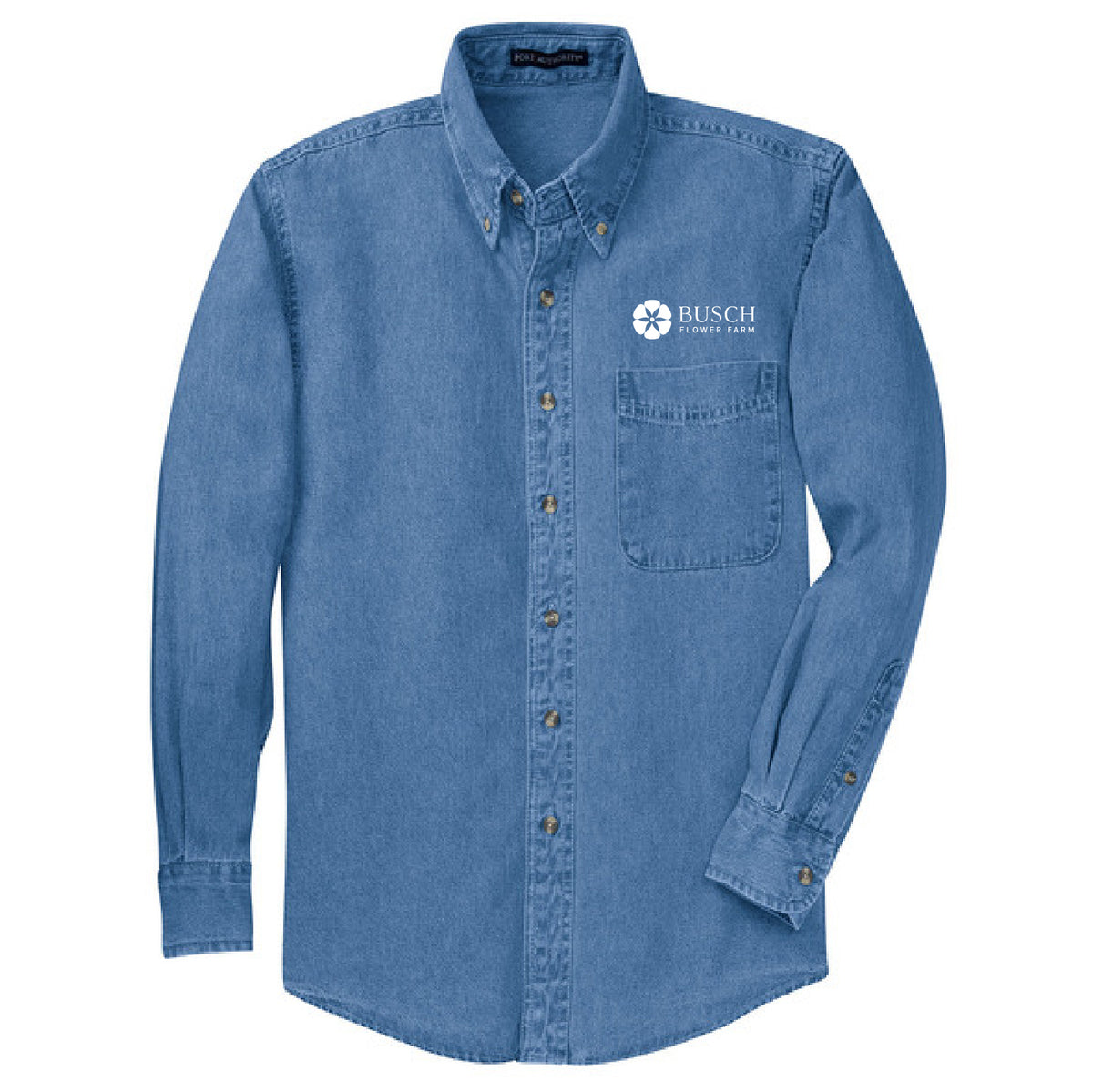 LBR Tall Long Sleeve Denim Shirt