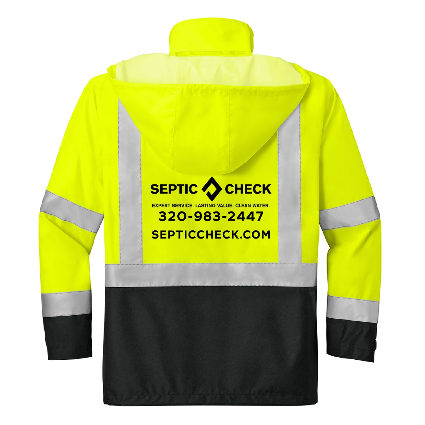 Septic Check ANSI 107 Class 3 Rain Jacket