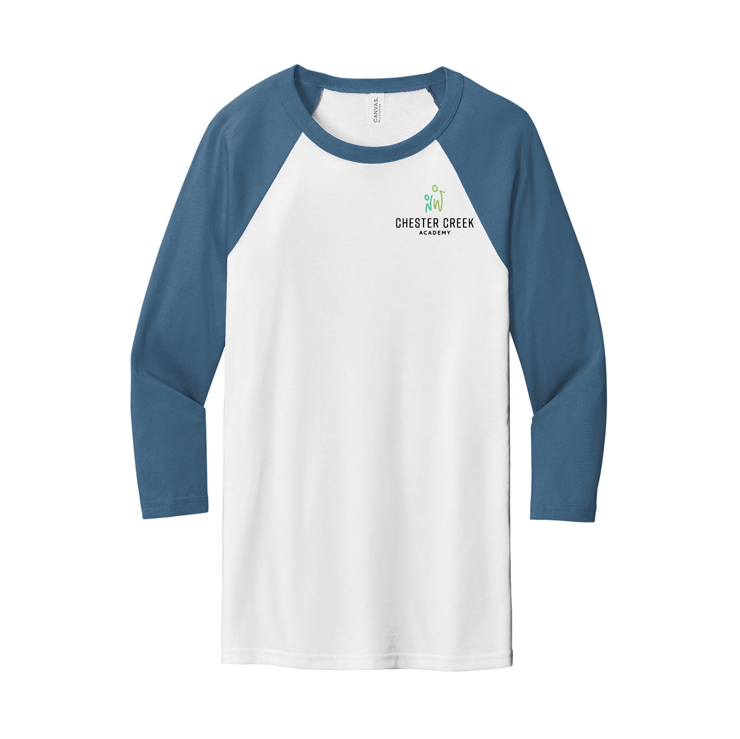Chester Creek Academy Raglan Baseball Tee