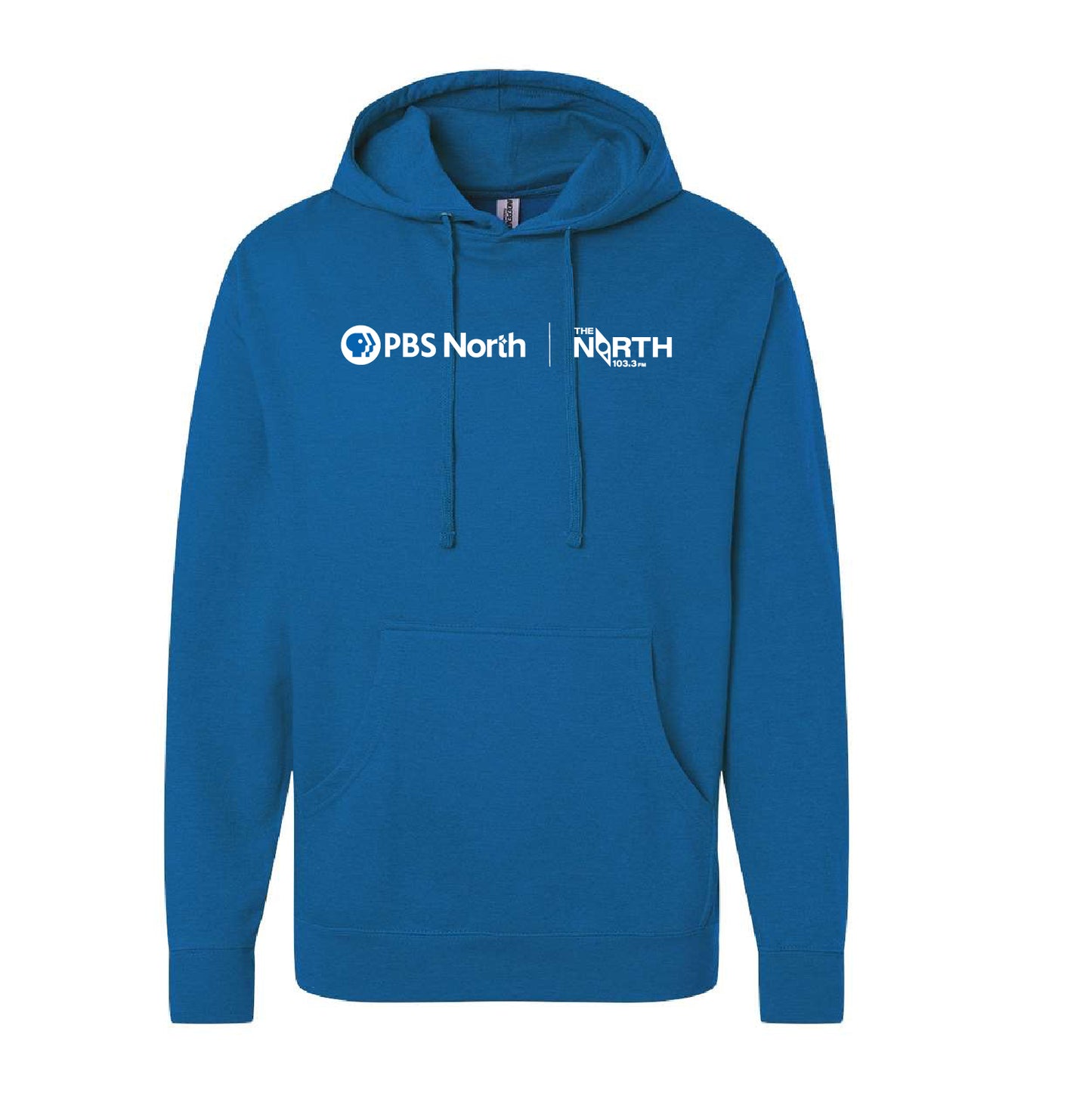 PBS North Unisex Midweight Hooded Sweatshirt - 2