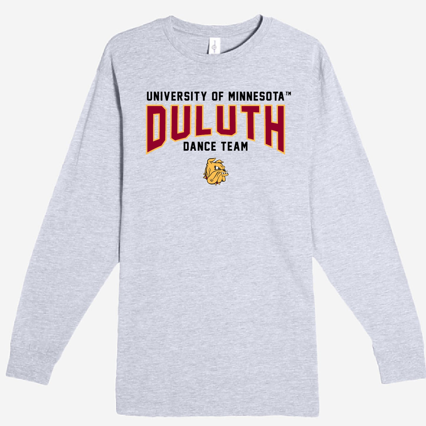 UM Duluth Dance Team Long Sleeve Crewneck Tee