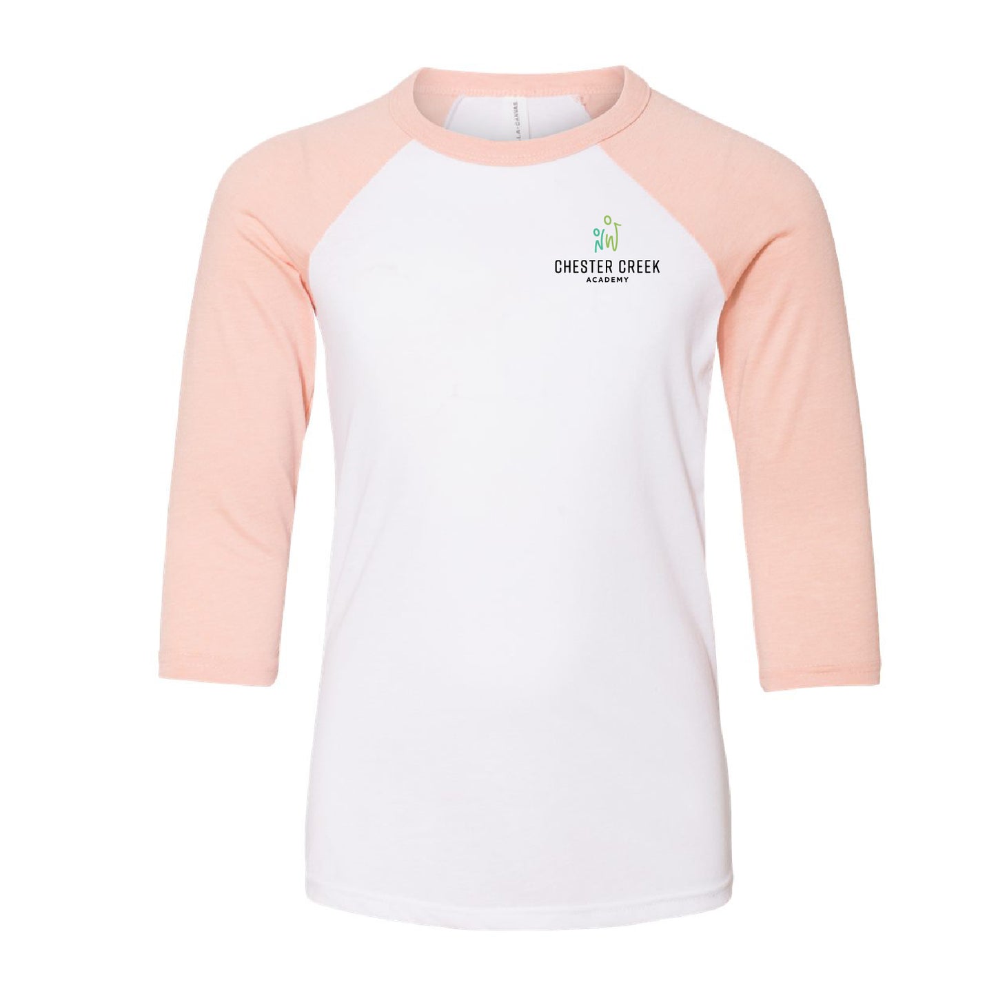 Chester Creek Academy Youth Raglan Baseball Tee