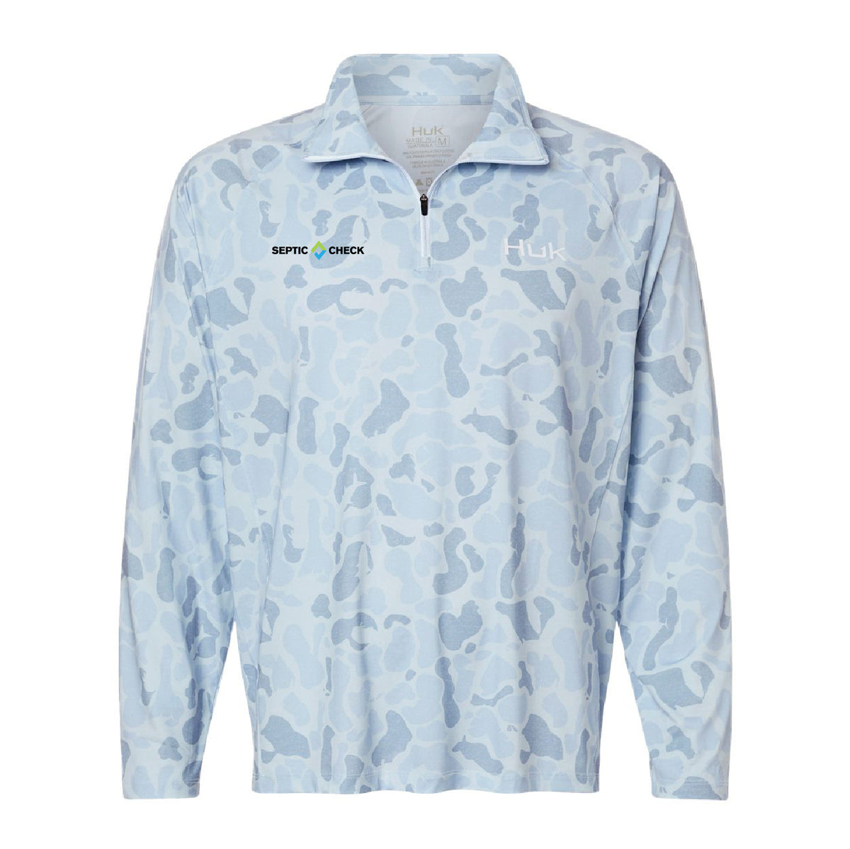 Septic Check Men's Airweight KC Printed Quarter-Zip Pullover