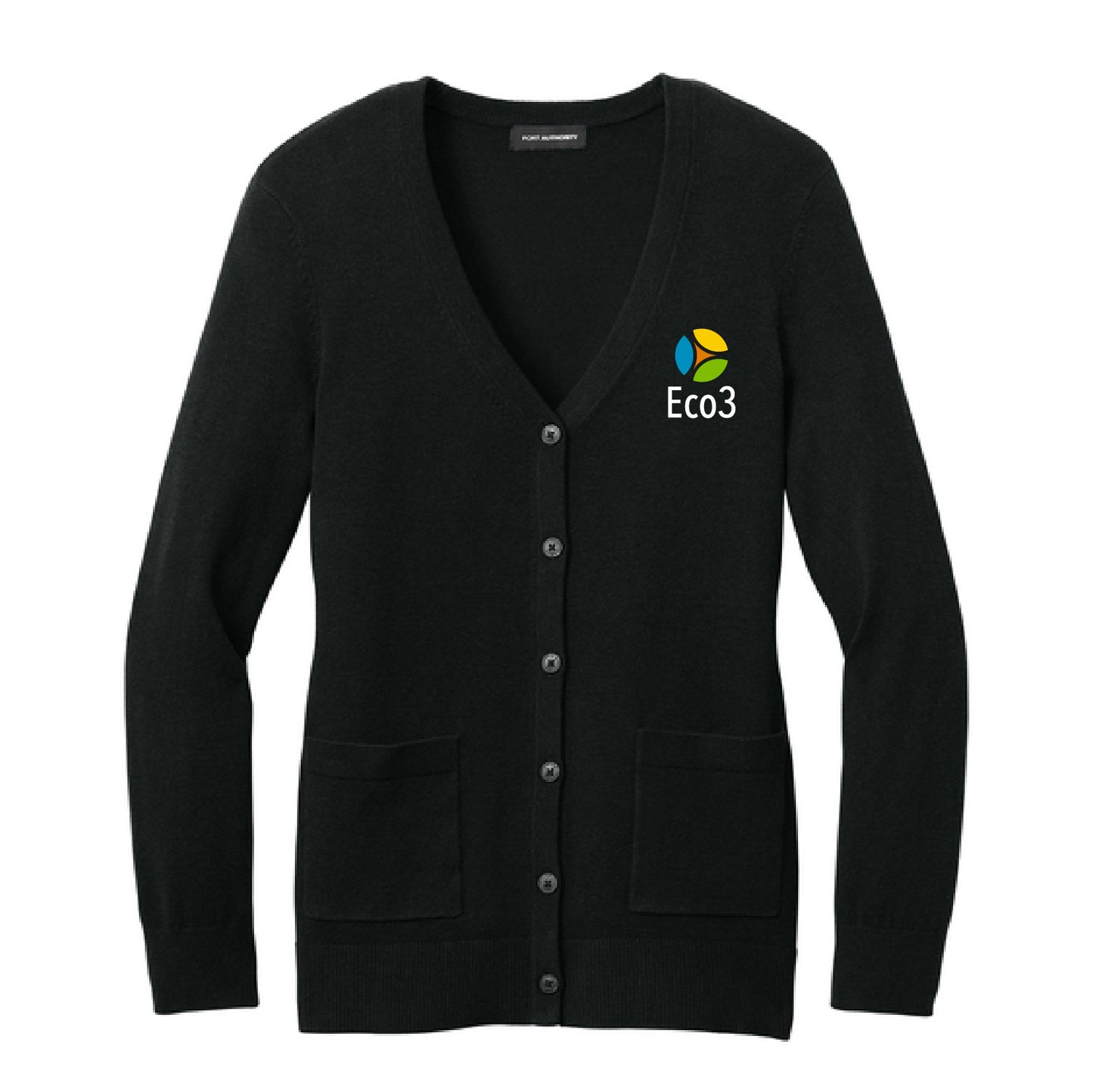 Eco3 Women’s Easy Care Button-Up Cardigan Sweater