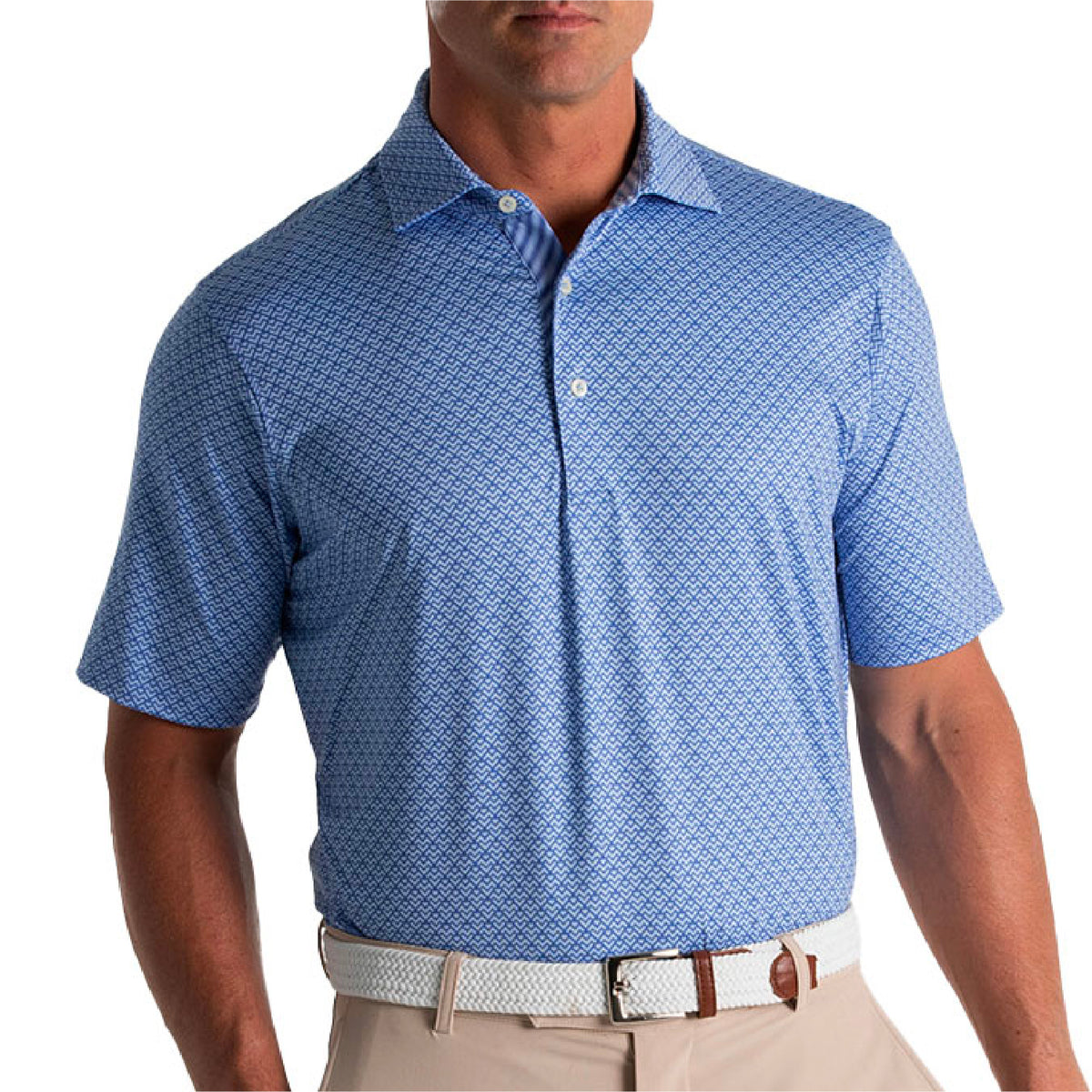 Fairway & Green Men's Summit Print Polo