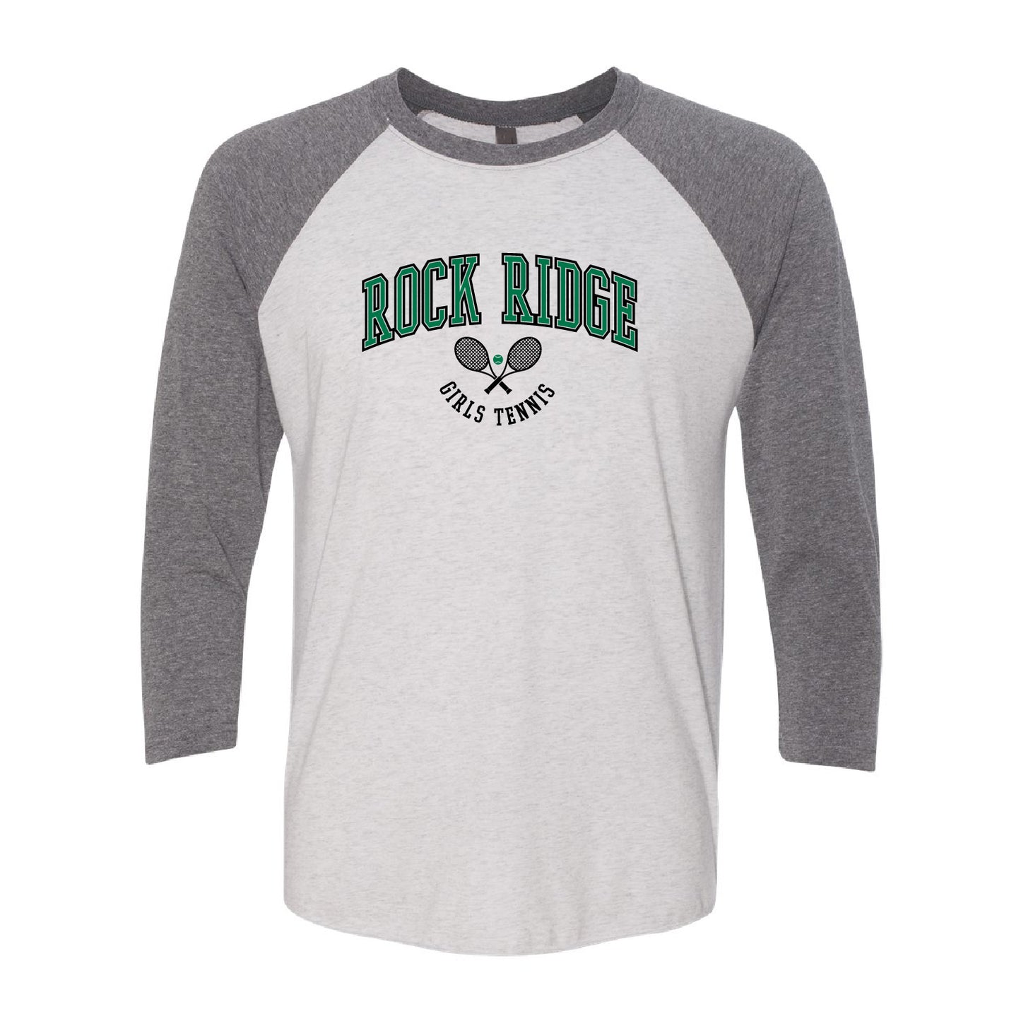 Rock Ridge Girls TennisTriblend Three-Quarter Raglan T-Shirt