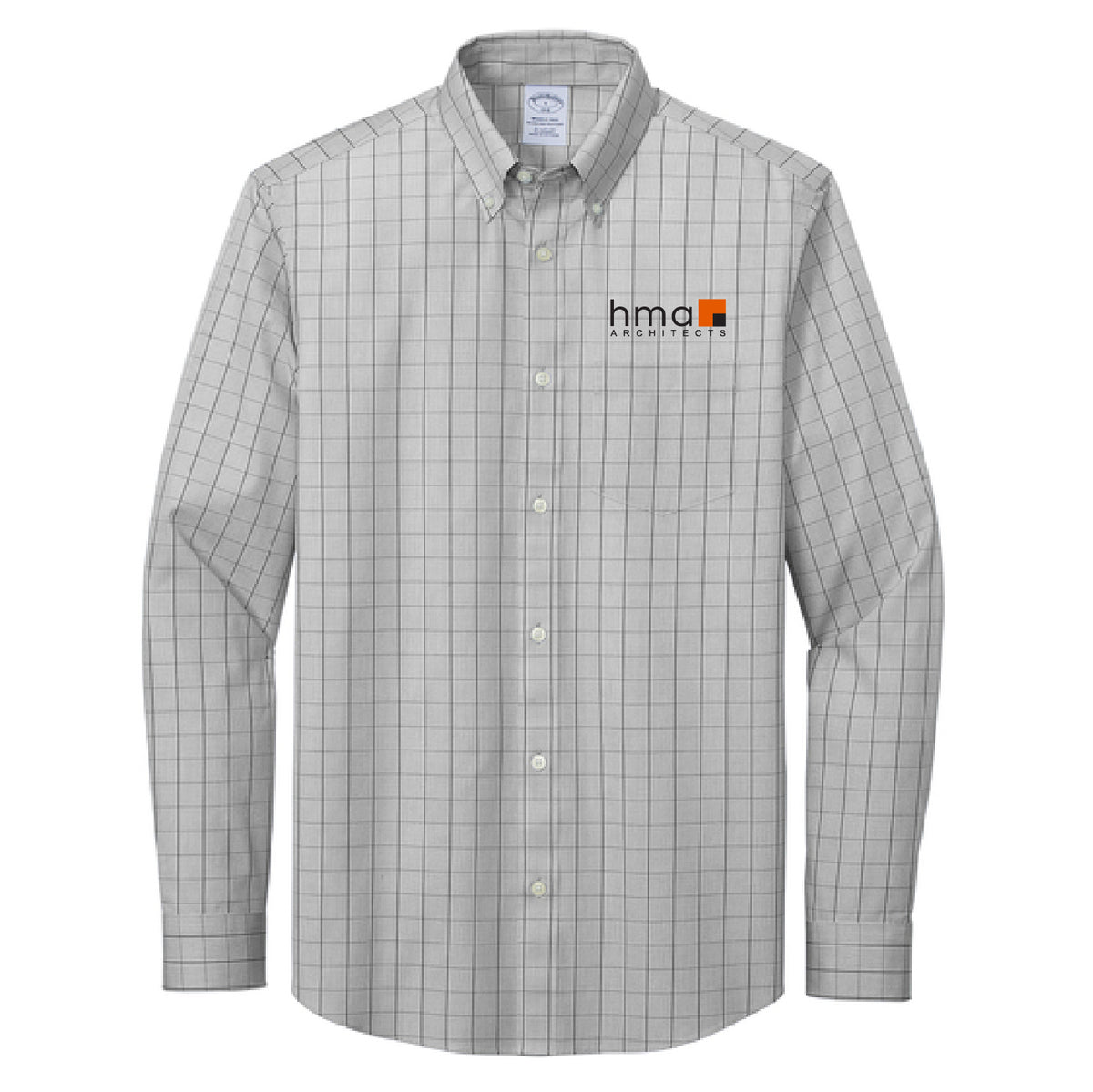 HMA Brooks Brothers® Wrinkle-Free Stretch Patterned Shirt