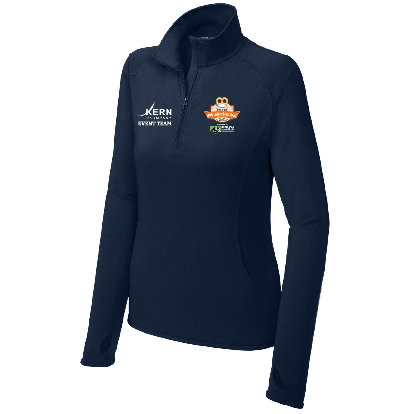 Duluth Oktoberfestival Team Women's Sport-Wick® Stretch 1/4-Zip Pullover