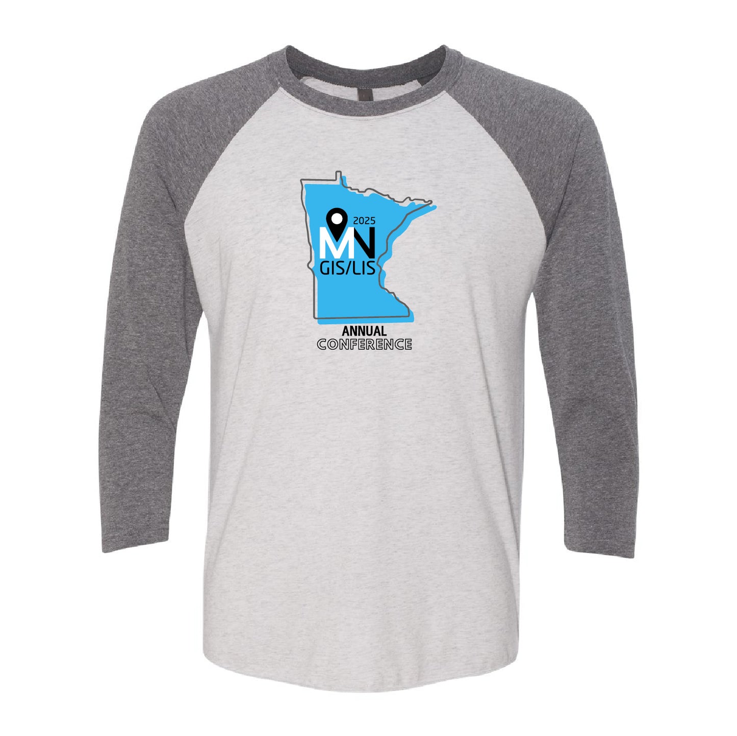 MN GIS/LIS Unisex Raglan Shirt Consortium Logo (2025)