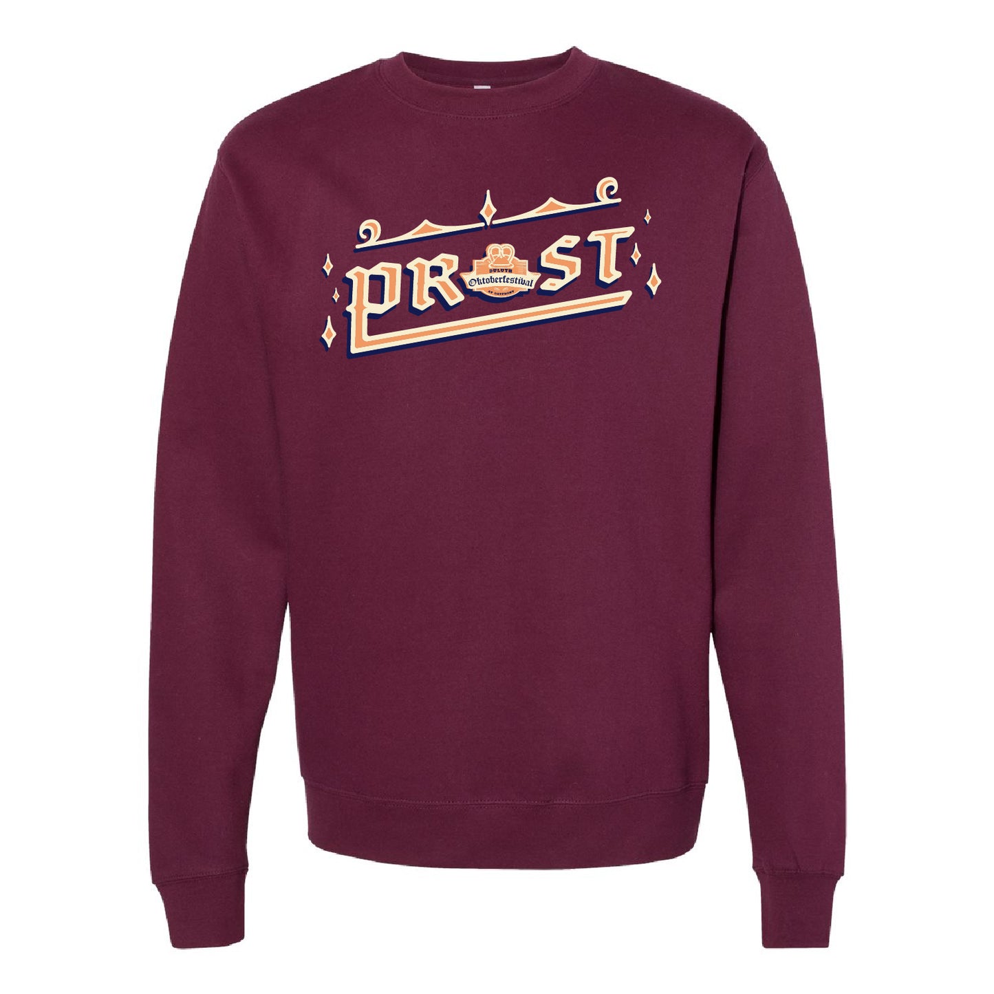 Duluth Oktoberfestival 2024 Midweight Crewneck Sweatshirt Design 2