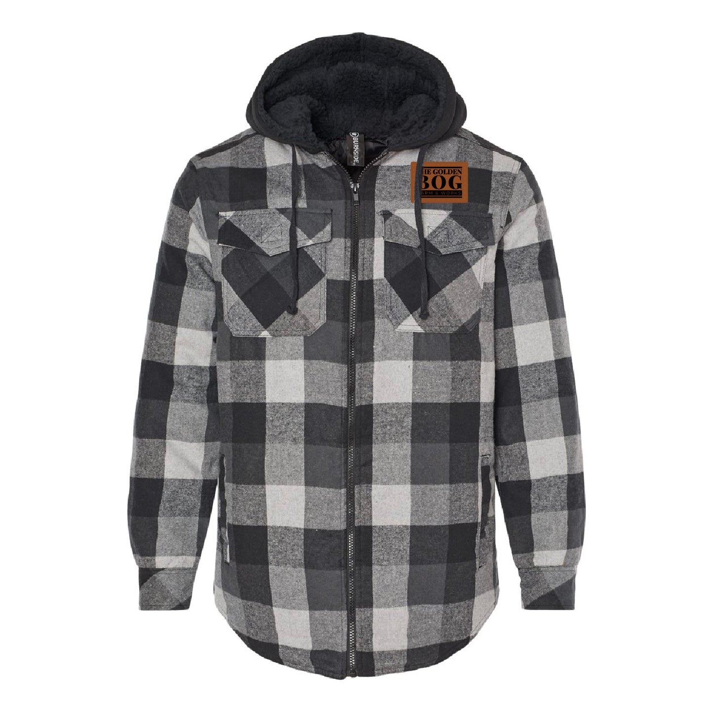 The Golden Bog Quilted Flannel Hooded Jacket