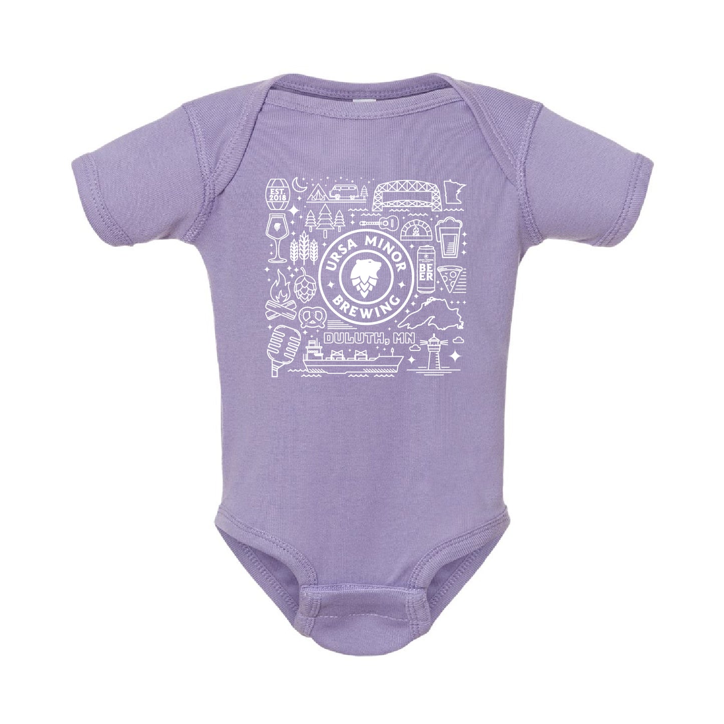 URSA 2025 Rabbit Skins - Infant Baby Rib Bodysuit - 4400