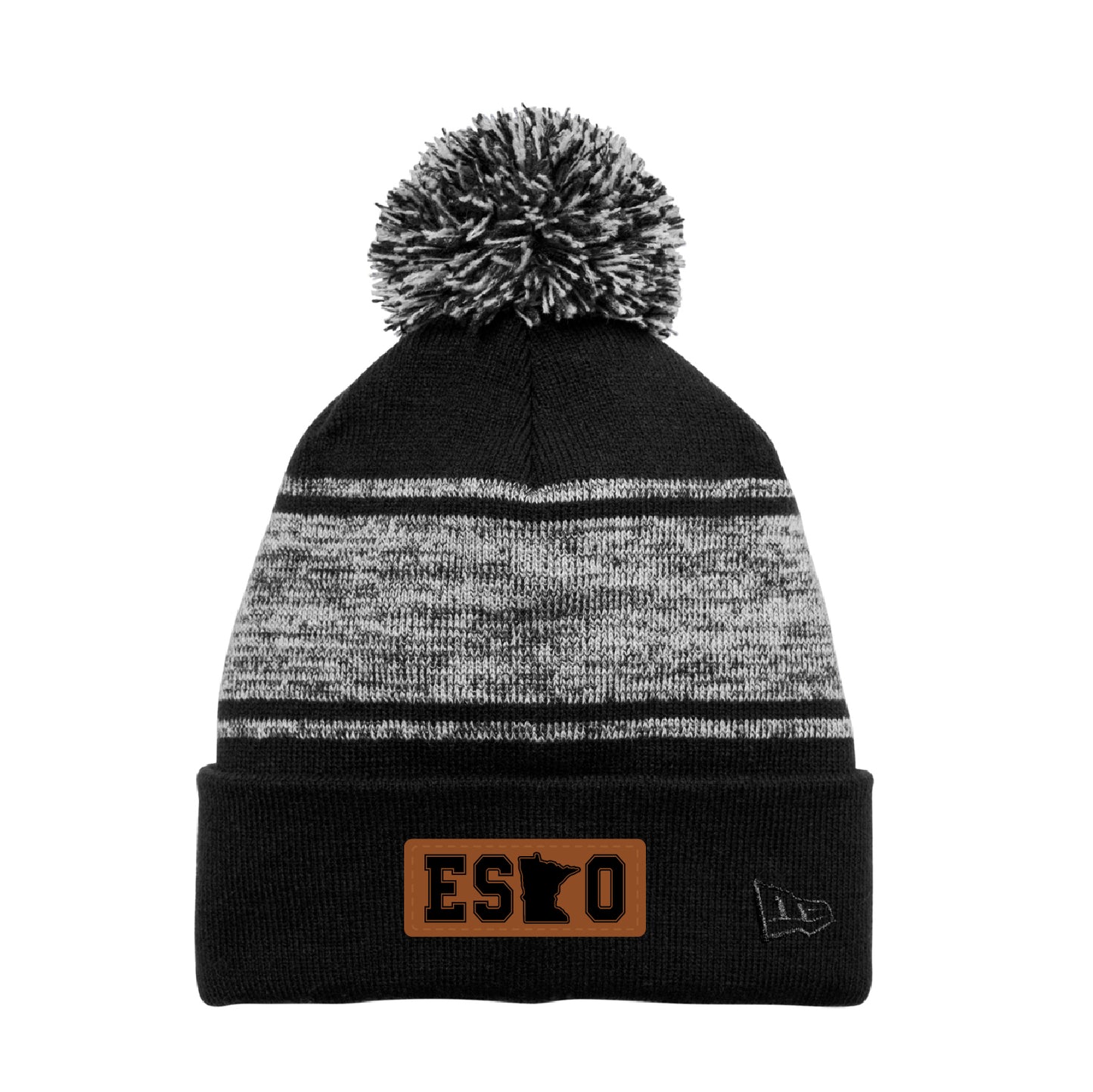 Esko Logo Knit Pom Beanie
