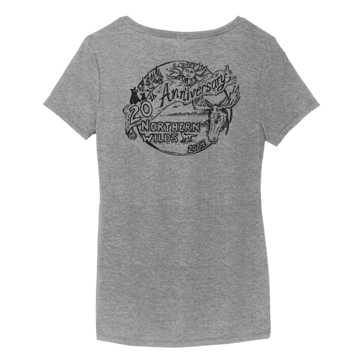 Northern Wilds For The Love Women's V-Neck Tee