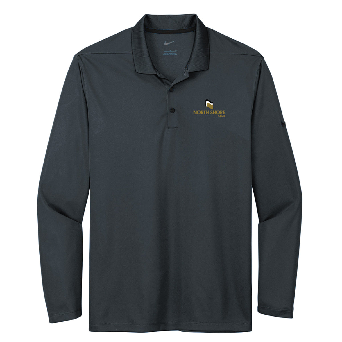 NSB Bank Nike Long Sleeve Dri-FIT Stretch Tech Polo