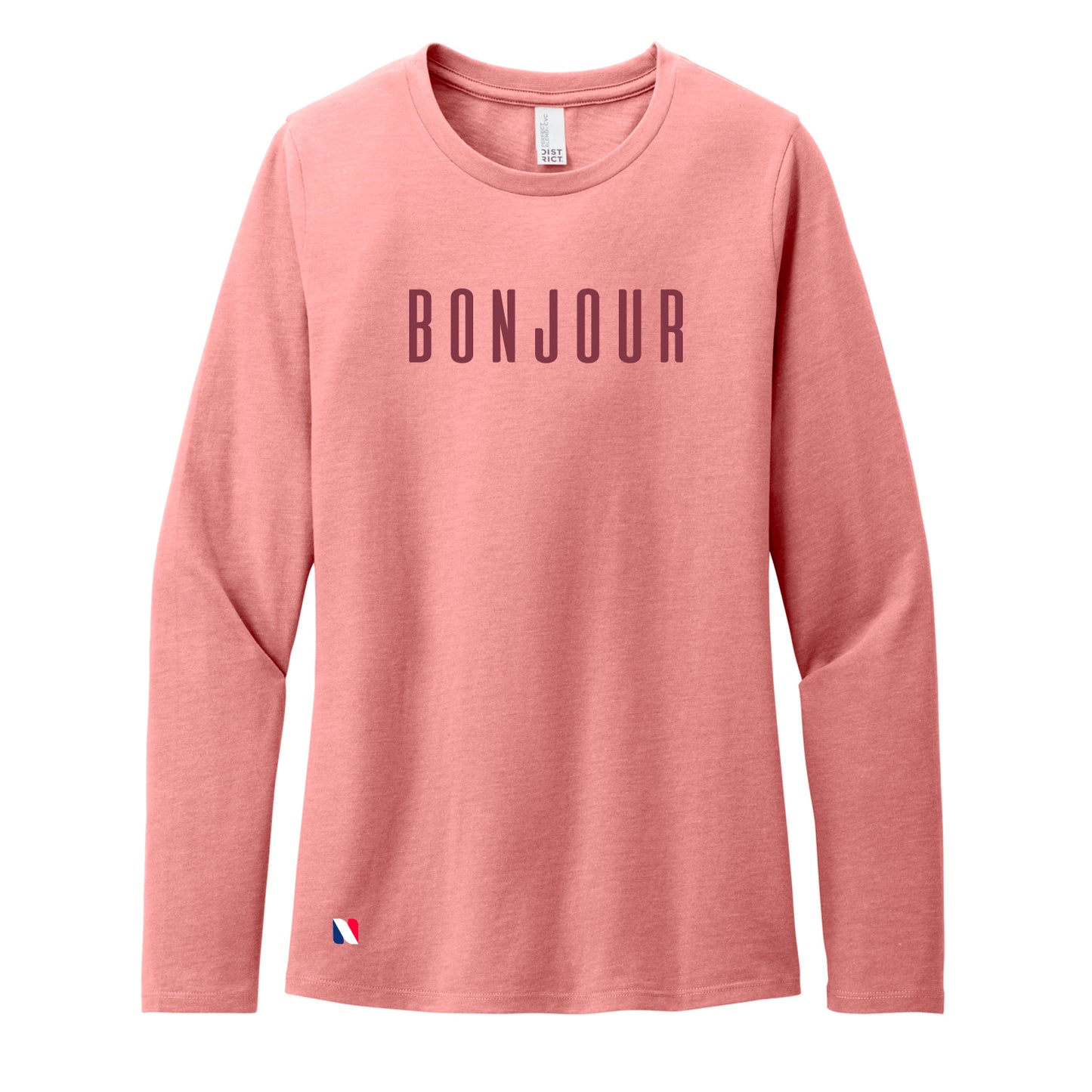 BONJOUR – Women’s Perfect Blend® CVC Long Sleeve Tee