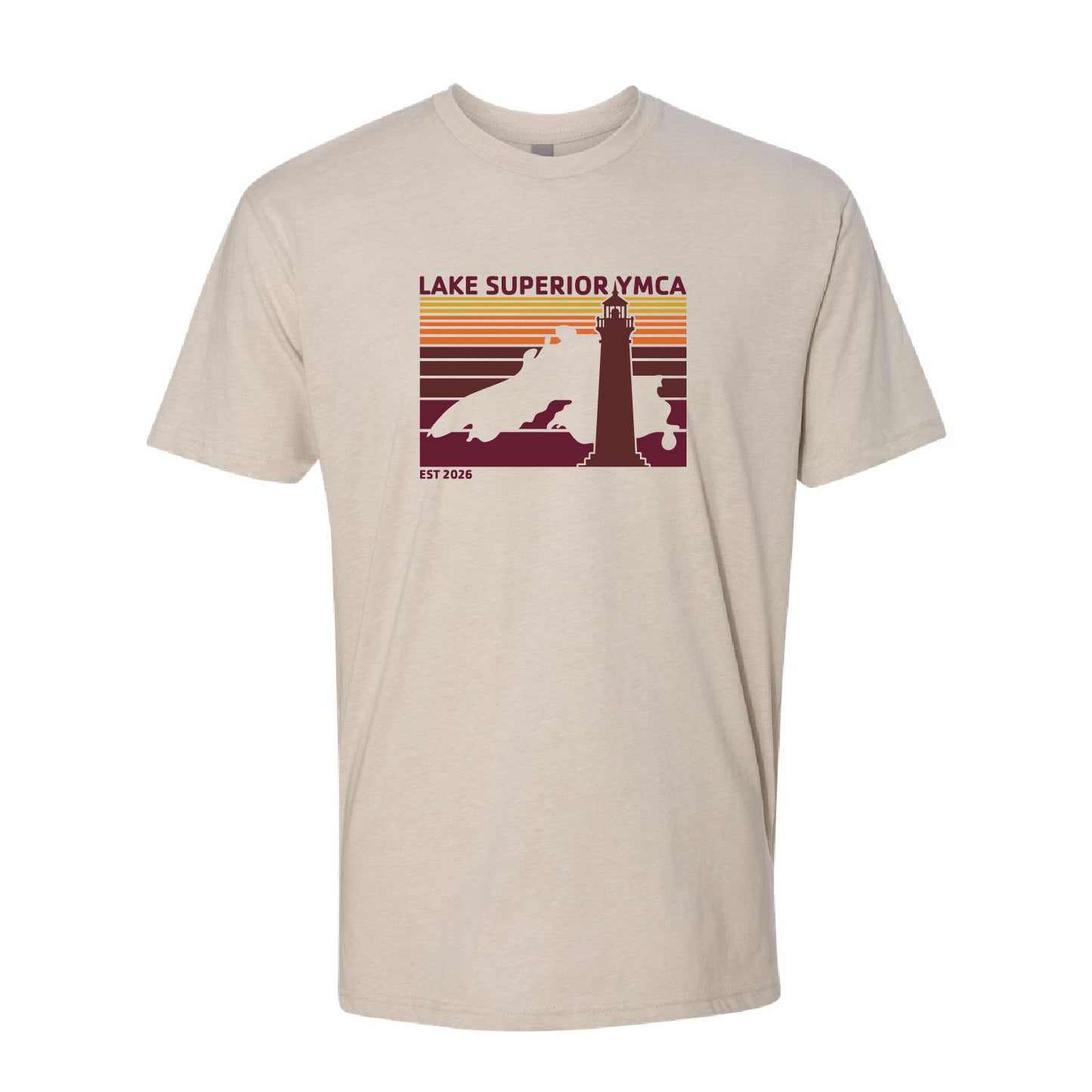 YMCA Lighthouse Soft Tee (Maroon)